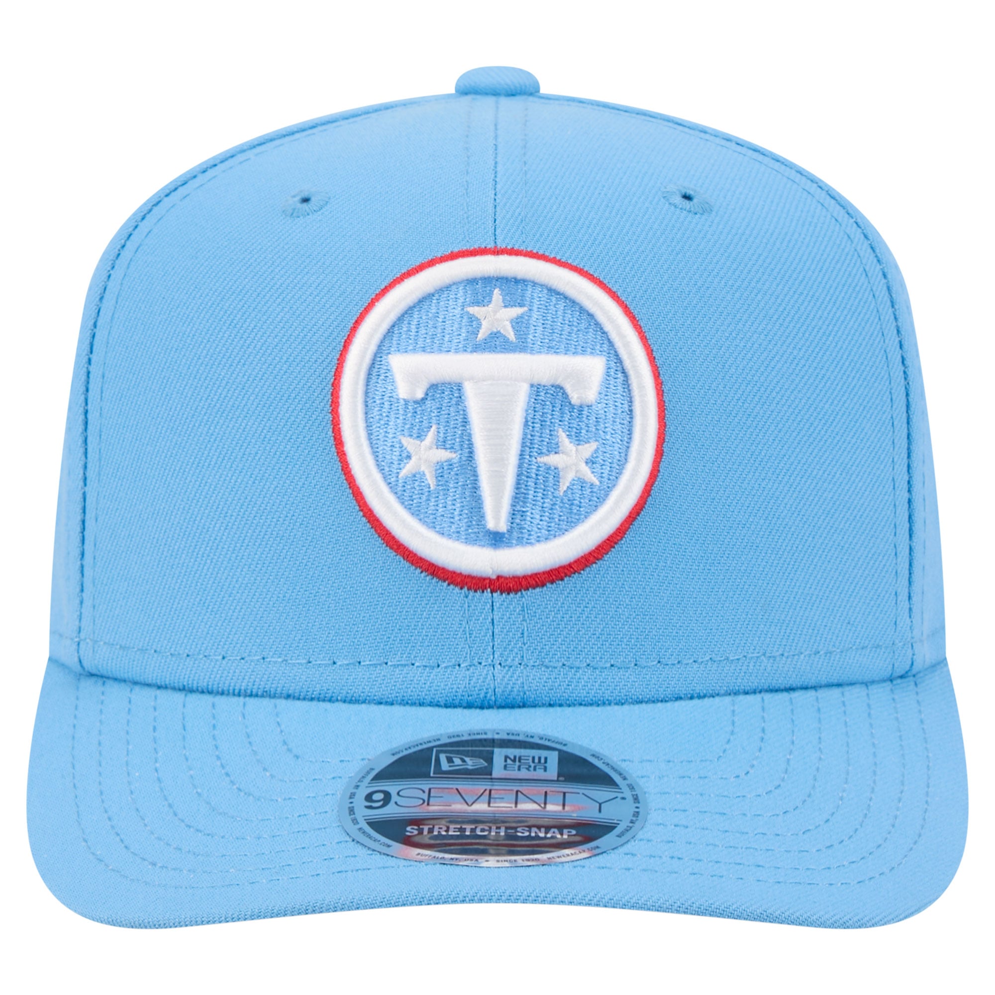 Casquette ajustable New Era bleu clair Tennessee Titans Core 9SEVENTY pour homme
