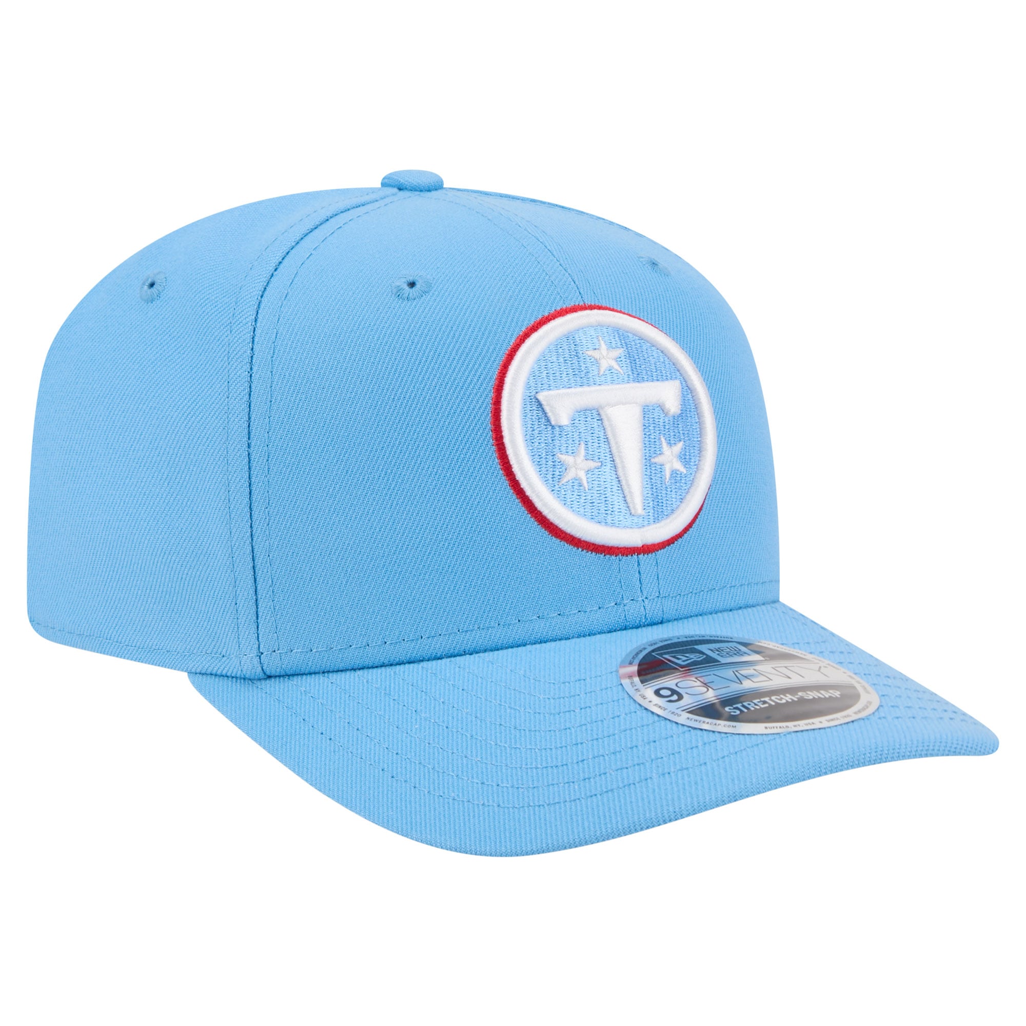 Casquette ajustable New Era bleu clair Tennessee Titans Core 9SEVENTY pour homme
