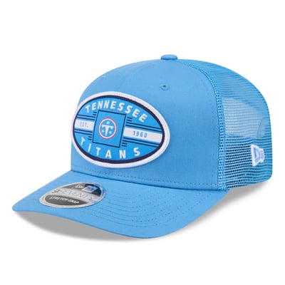 Tennessee Titans New Era Collegiate 9SEVENTY Trucker Hat - Light Blue