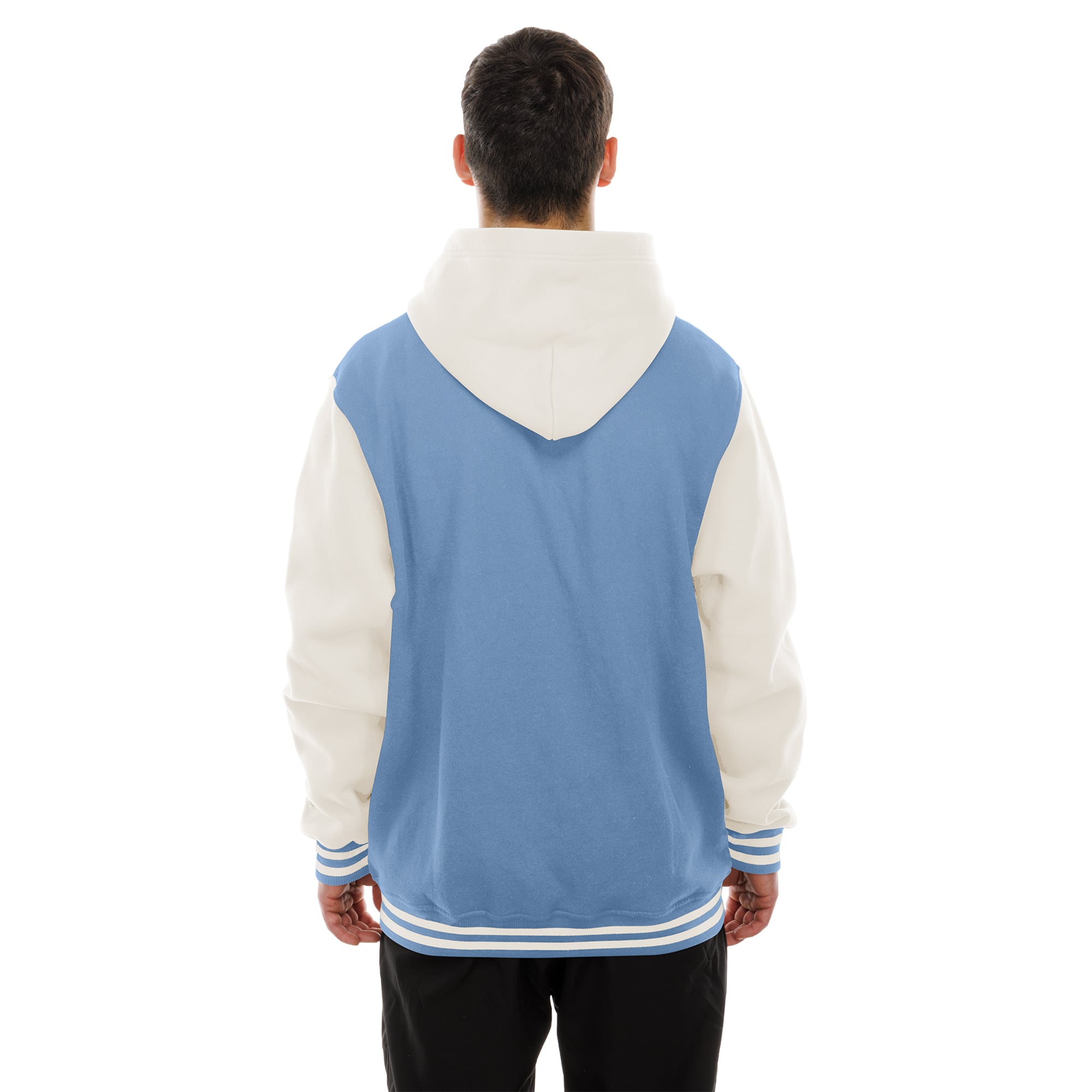 Veste polaire à capuche New Era bleu clair/crème Tennessee Titans pour homme
