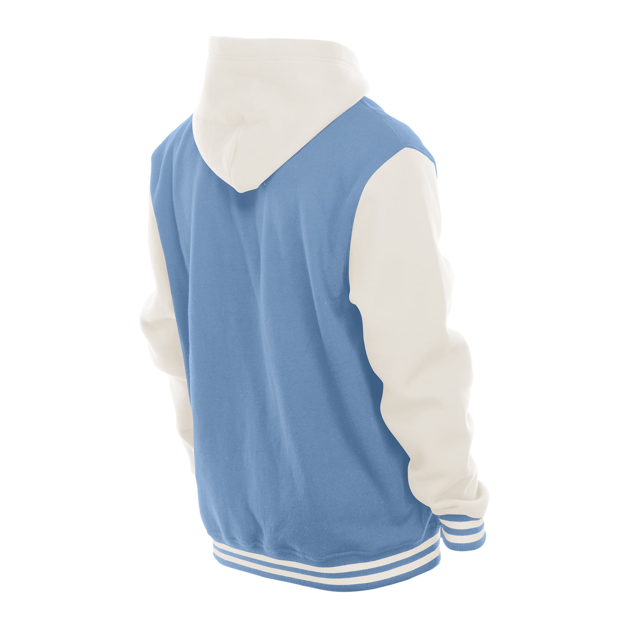 Veste polaire à capuche New Era bleu clair/crème Tennessee Titans pour homme