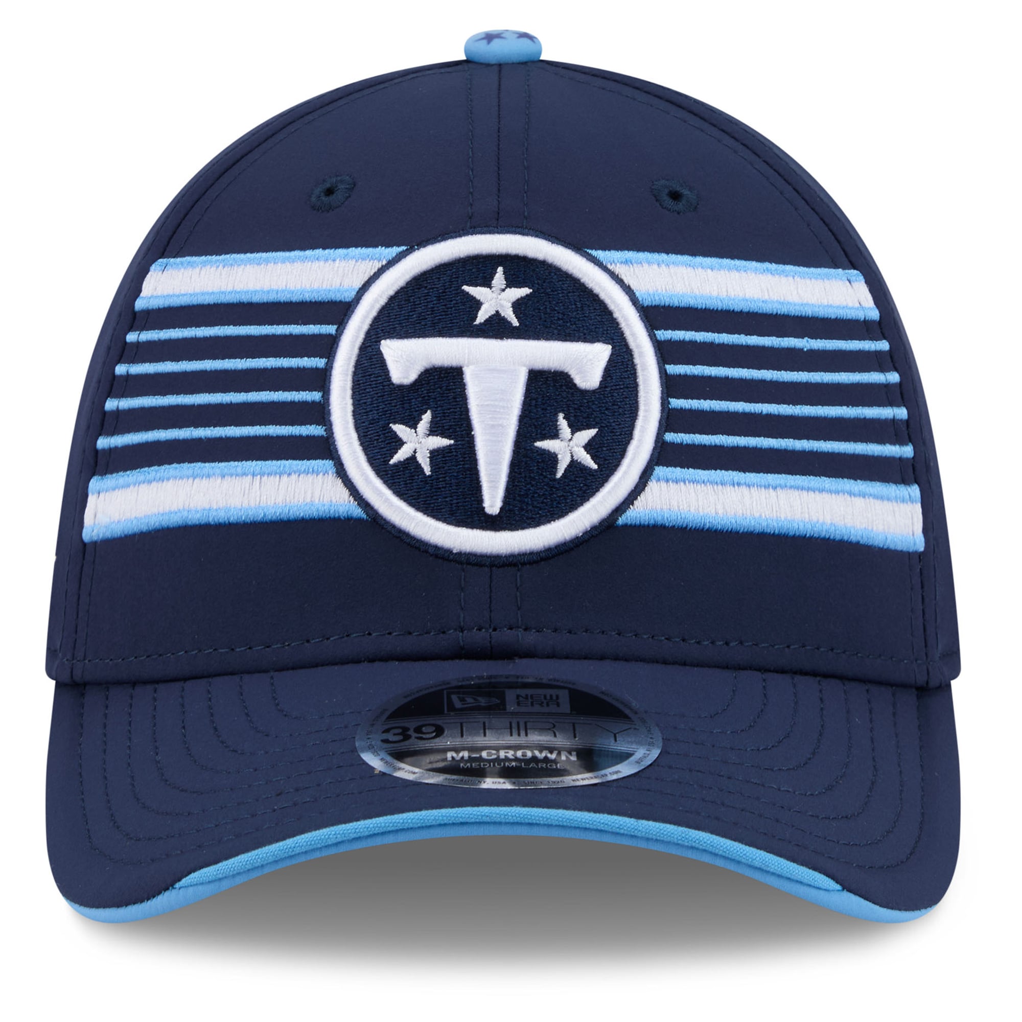 Men's New Era Navy Tennessee Titans 2026 Rivalries Collection 39THIRTY M-Crown Stretch Hat
