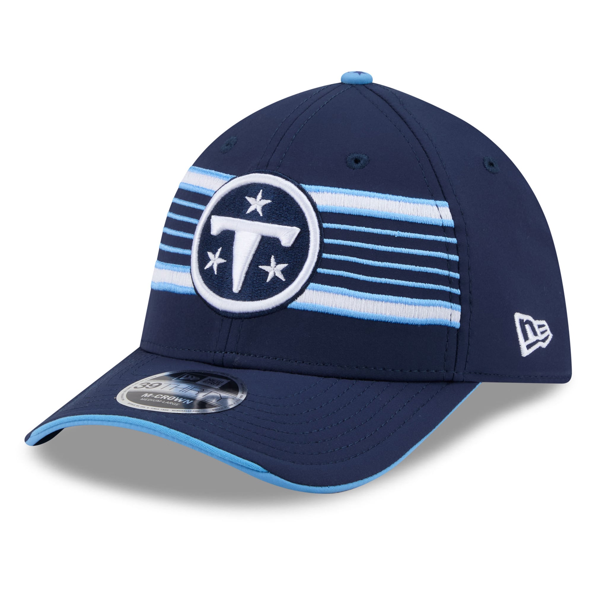 Men's New Era Navy Tennessee Titans 2026 Rivalries Collection 39THIRTY M-Crown Stretch Hat