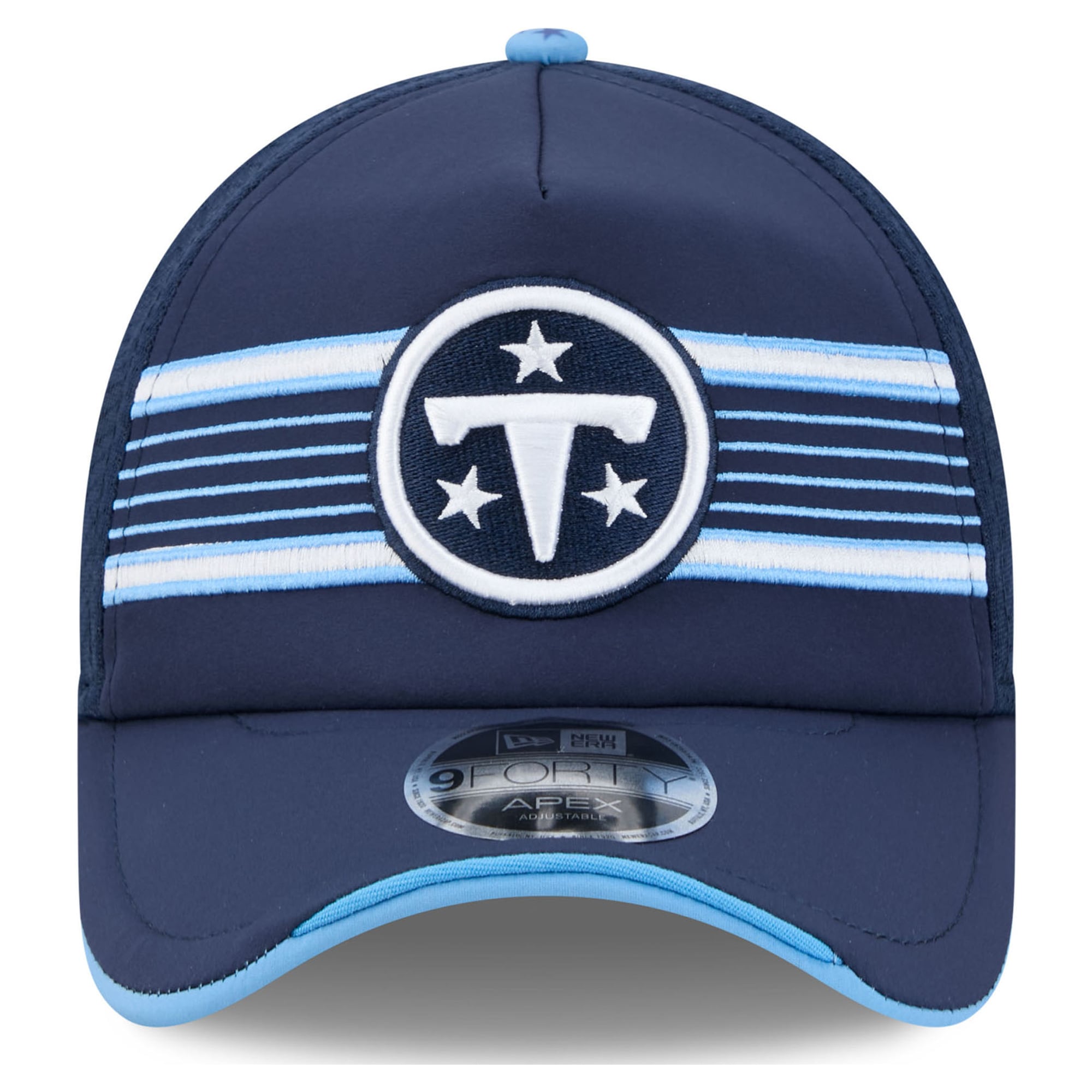 Men's New Era Navy Tennessee Titans 2026 Rivalries Collection 9FORTY Apex Adjustable Hat