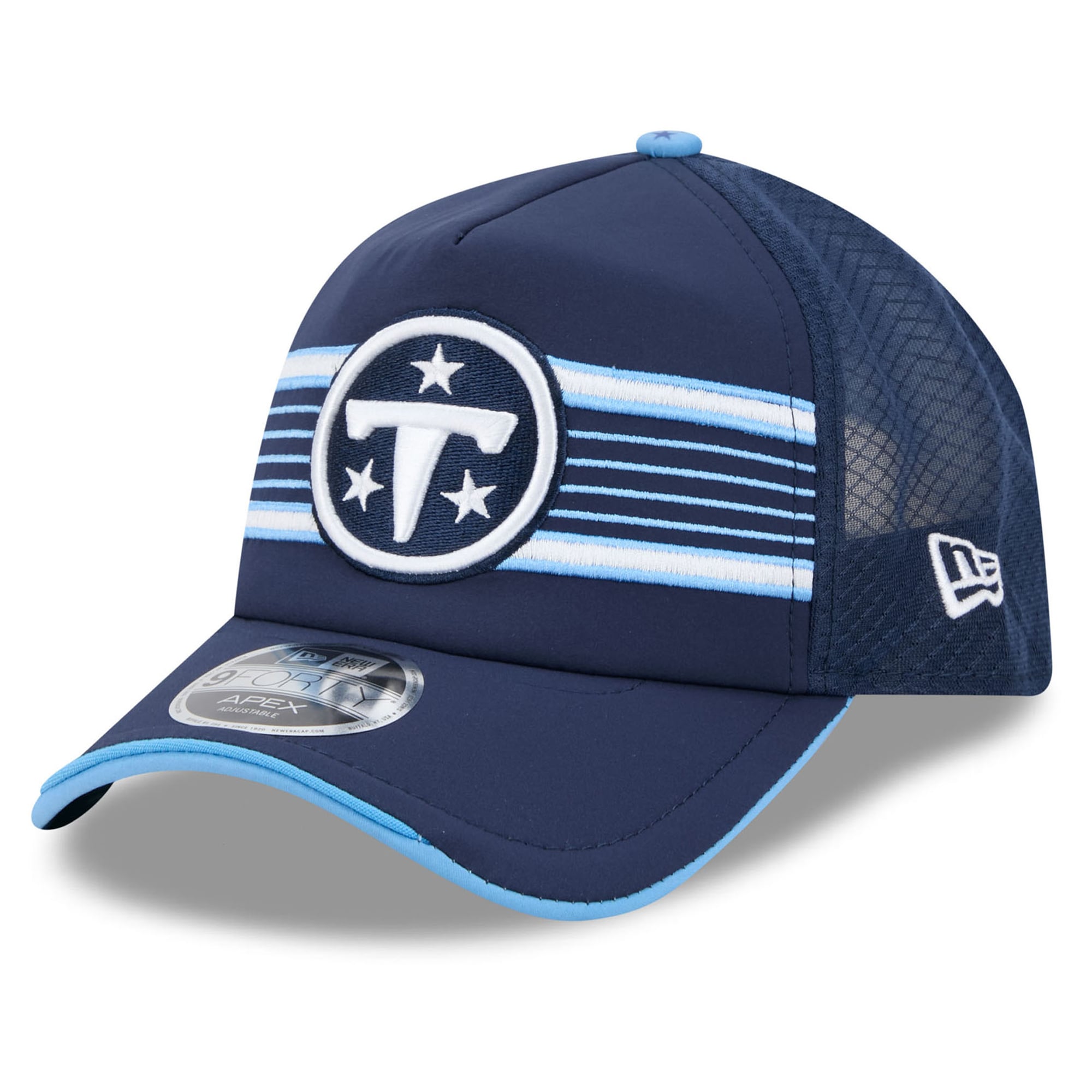 Men's New Era Navy Tennessee Titans 2026 Rivalries Collection 9FORTY Apex Adjustable Hat