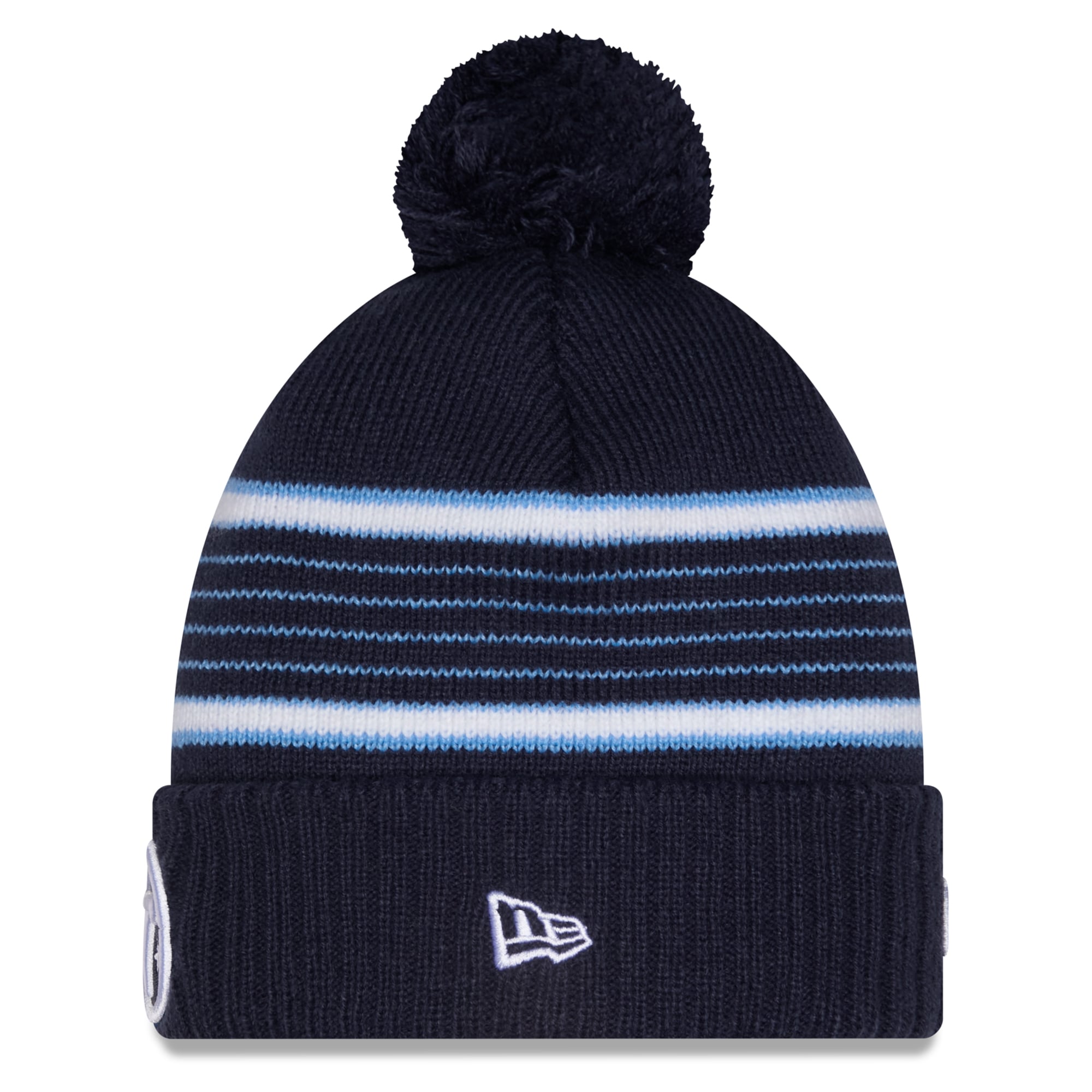 Men's New Era Navy Tennessee Titans 2026 Rivalries Collection Cuffed Knit Hat