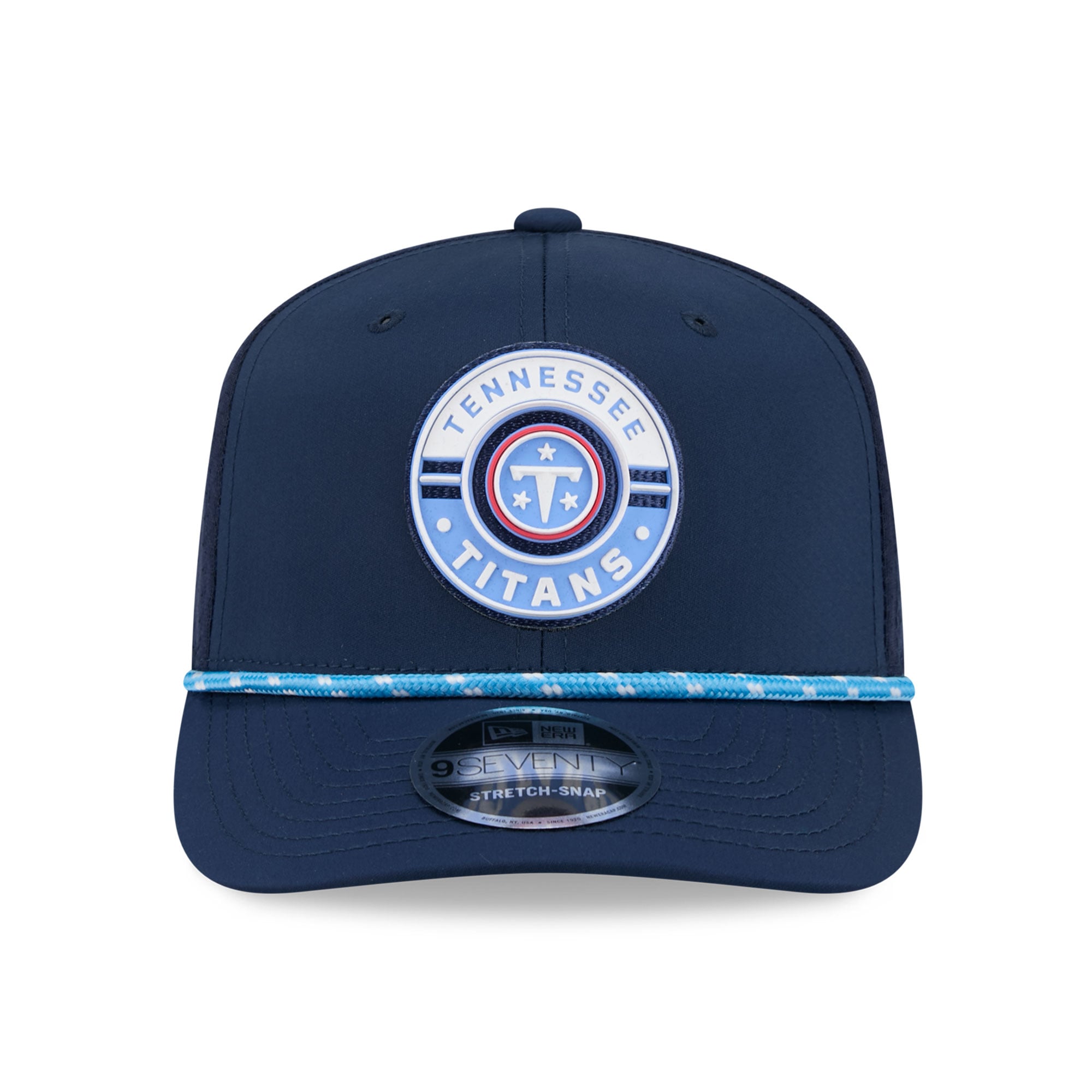 Casquette ajustable New Era bleu marine Tennessee Titans Game 9SEVENTY pour homme