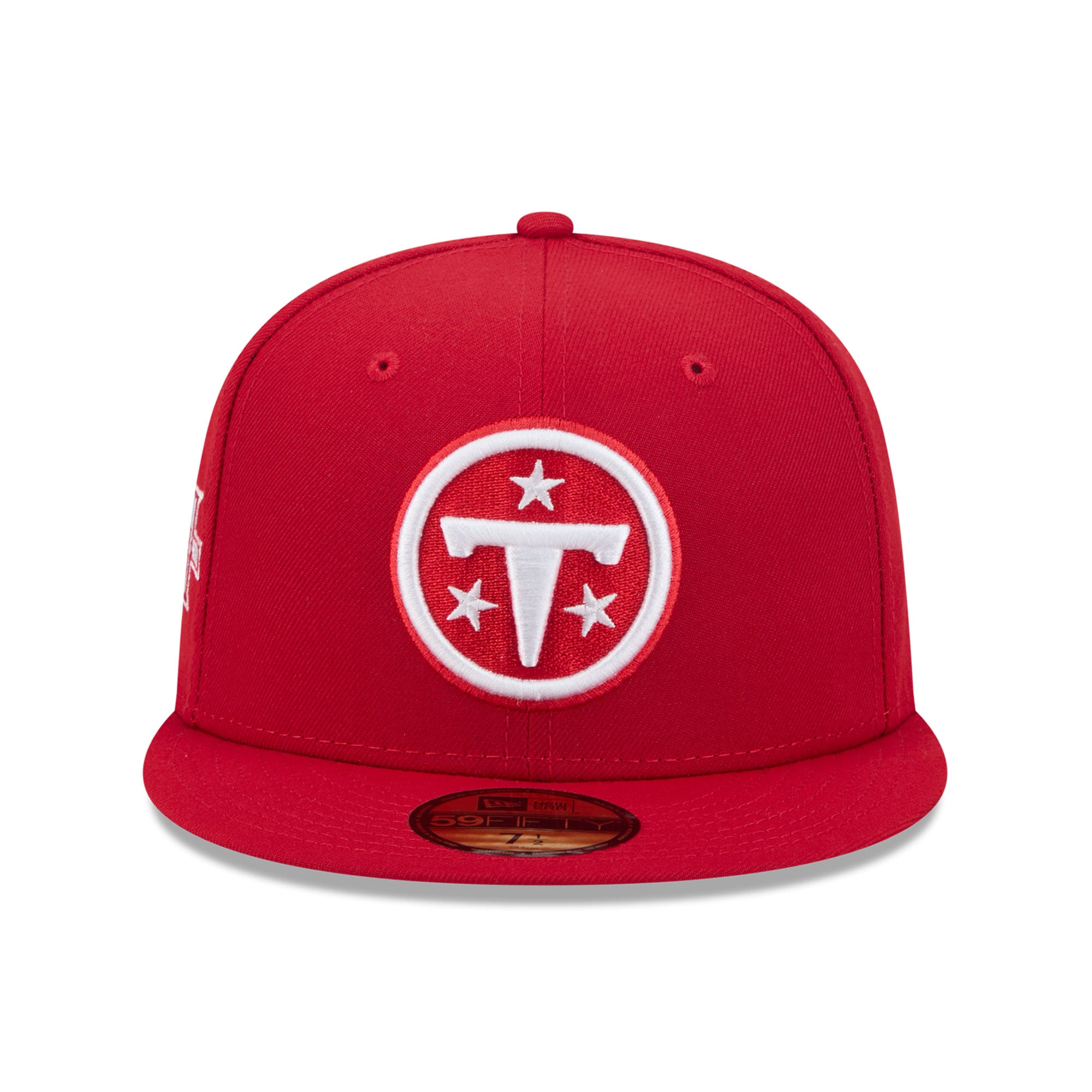 Casquette ajustée New Era Scarlet Tennessee Titans 59FIFTY pour homme