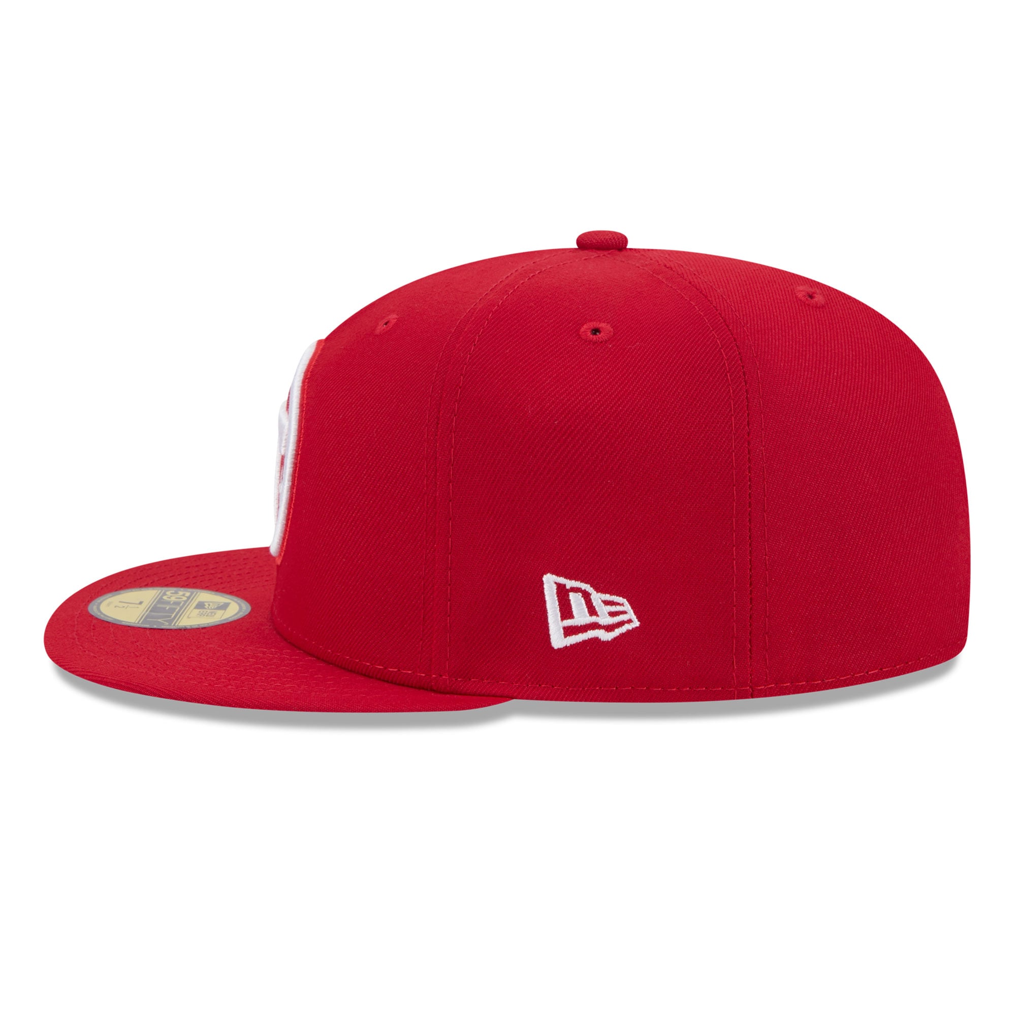 Casquette ajustée New Era Scarlet Tennessee Titans 59FIFTY pour homme
