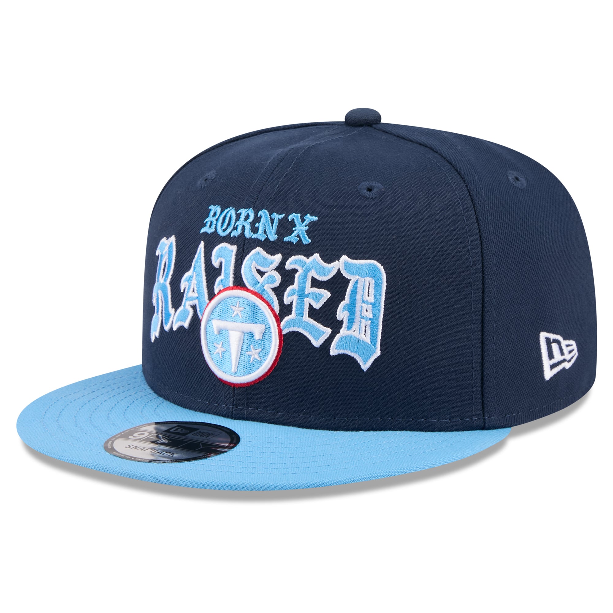 Casquette snapback New Era x Born x Raised Tennessee Titans bleu marine/bleu clair