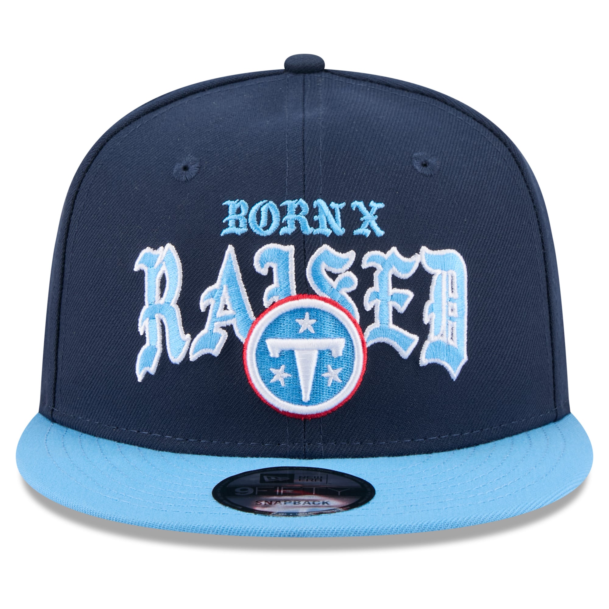 Casquette snapback New Era x Born x Raised Tennessee Titans bleu marine/bleu clair