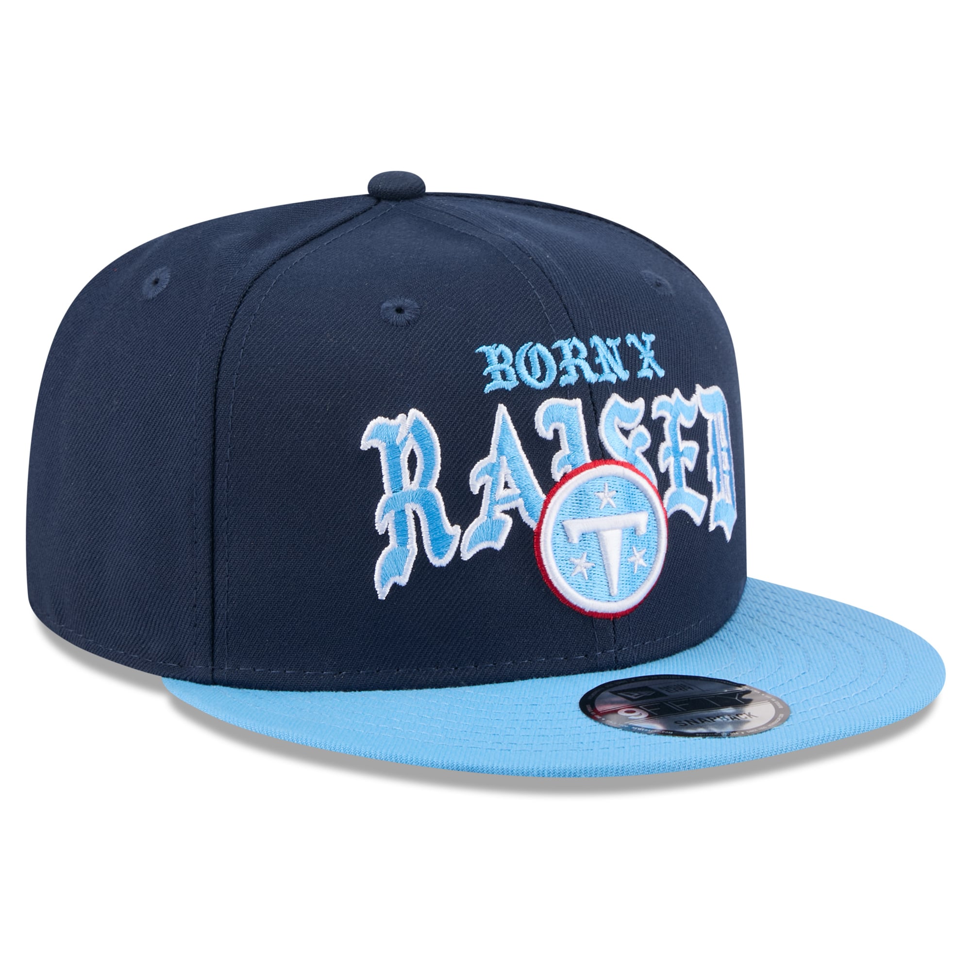 Casquette snapback New Era x Born x Raised Tennessee Titans bleu marine/bleu clair