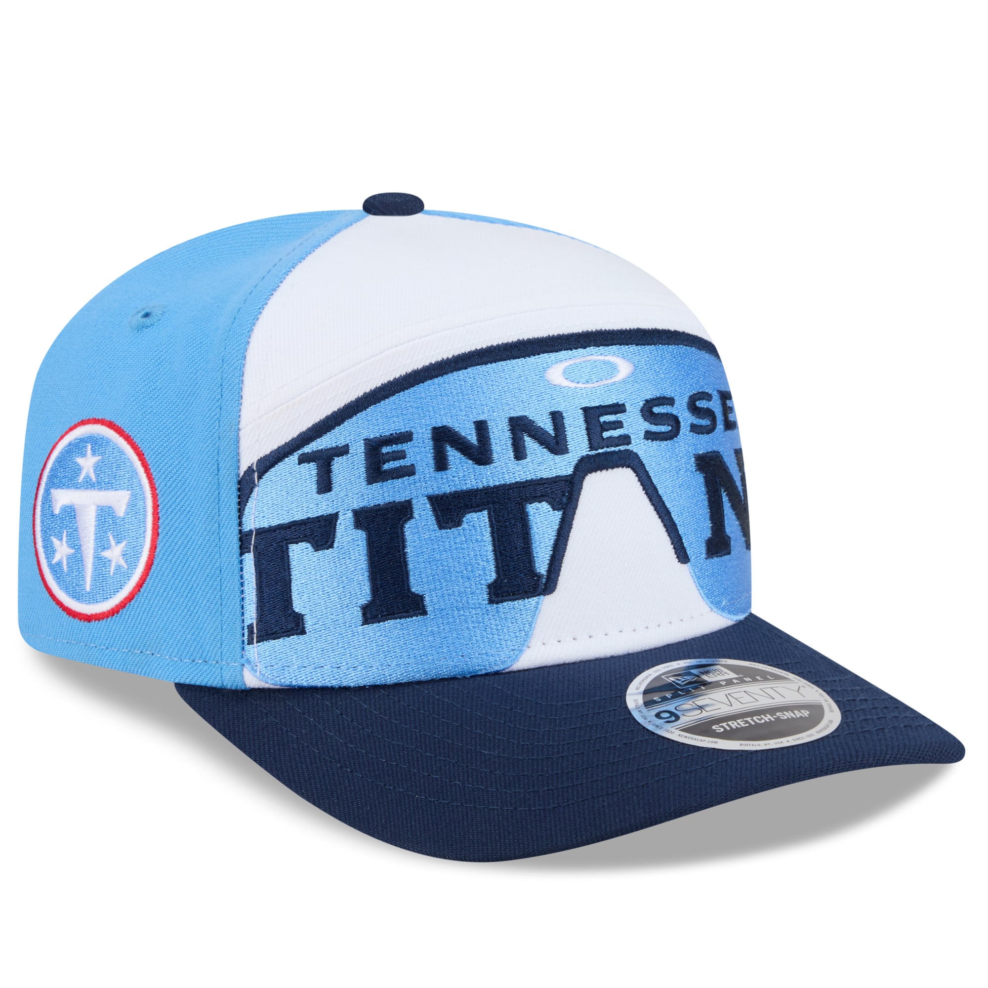 Men's New Era x Oakley Light Blue Tennessee Titans 9SEVENTY Adjustable Hat