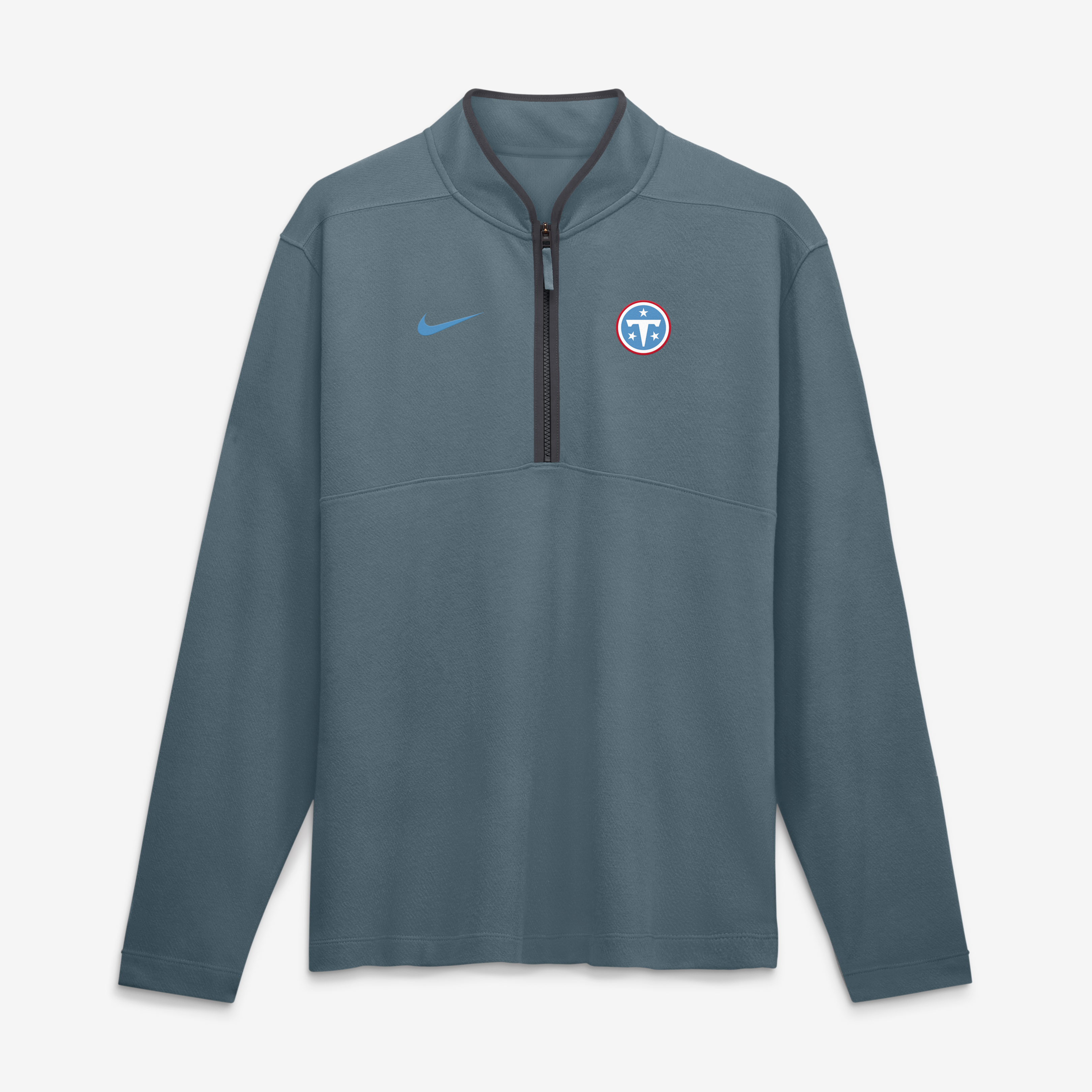 Pull-over Nike Dri-FIT Victory demi-zip anthracite Tennessee Titans pour homme