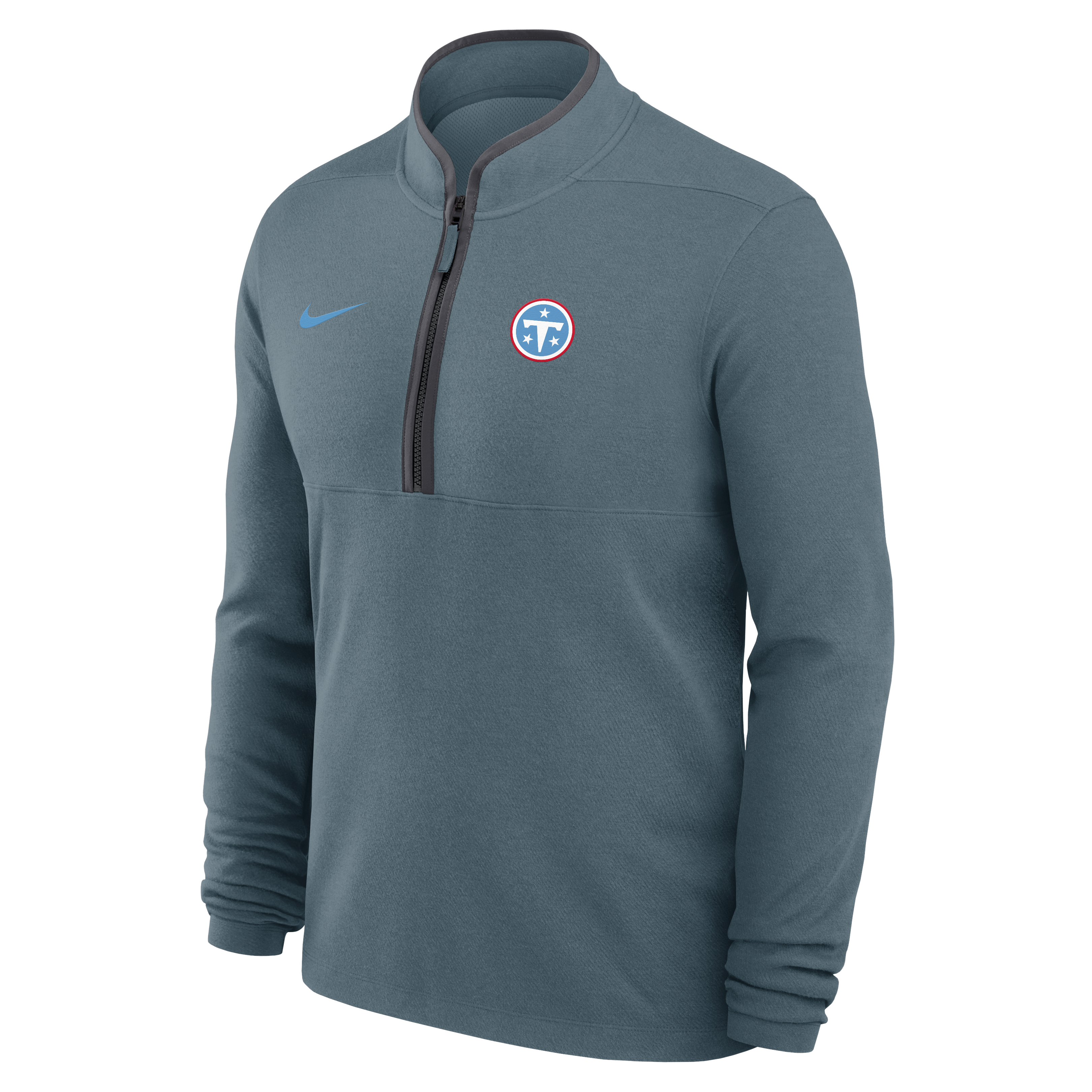 Pull-over Nike Dri-FIT Victory demi-zip anthracite Tennessee Titans pour homme