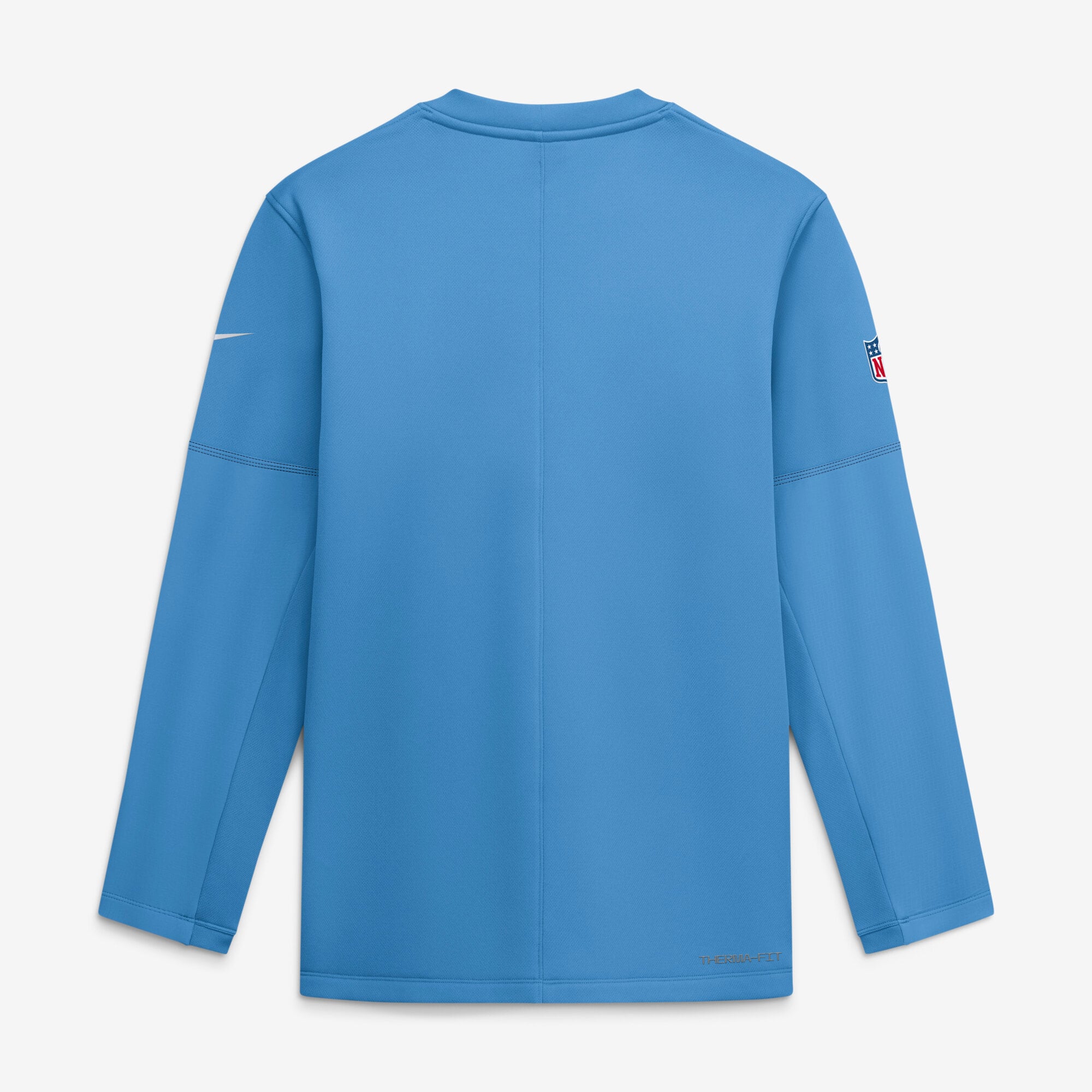 Men's Nike Blue Tennessee Titans Sideline Coaches Team Present Midweight Therma-FIT Sweatshirt