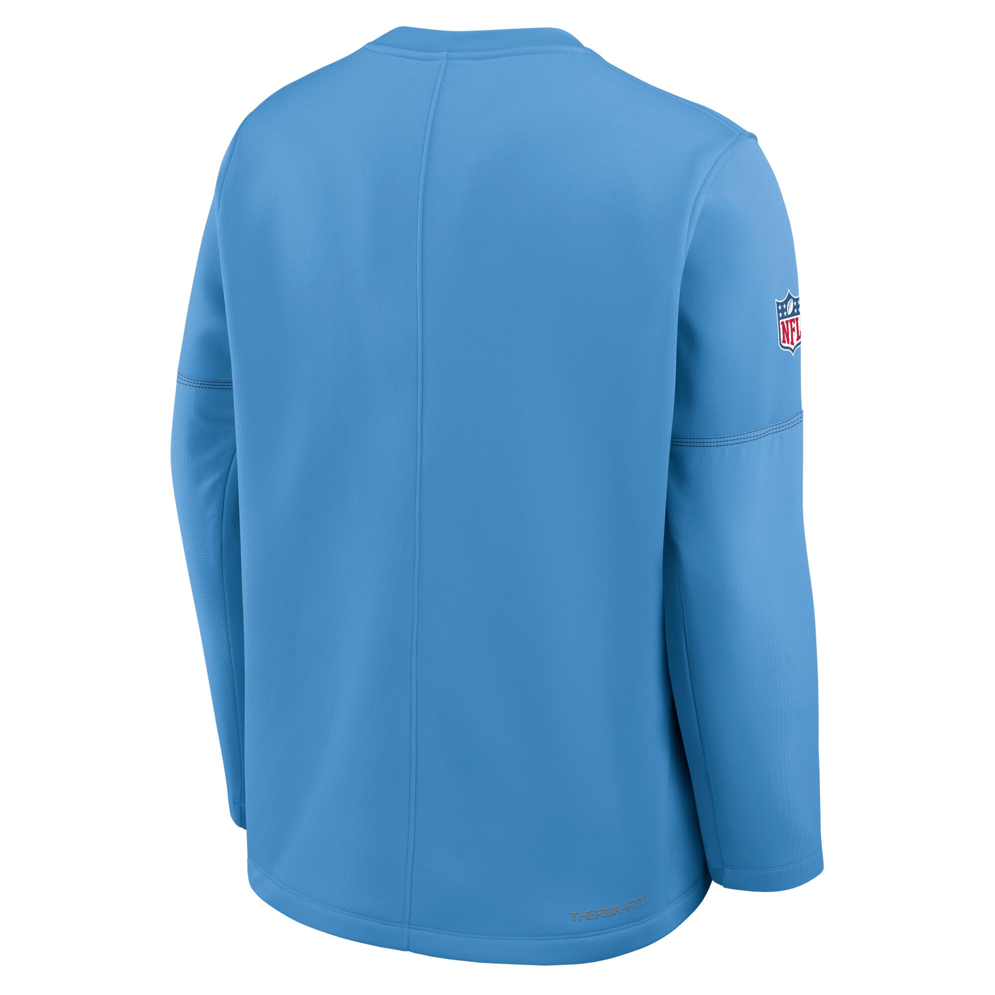 Men's Nike Blue Tennessee Titans Sideline Coaches Team Present Midweight Therma-FIT Sweatshirt