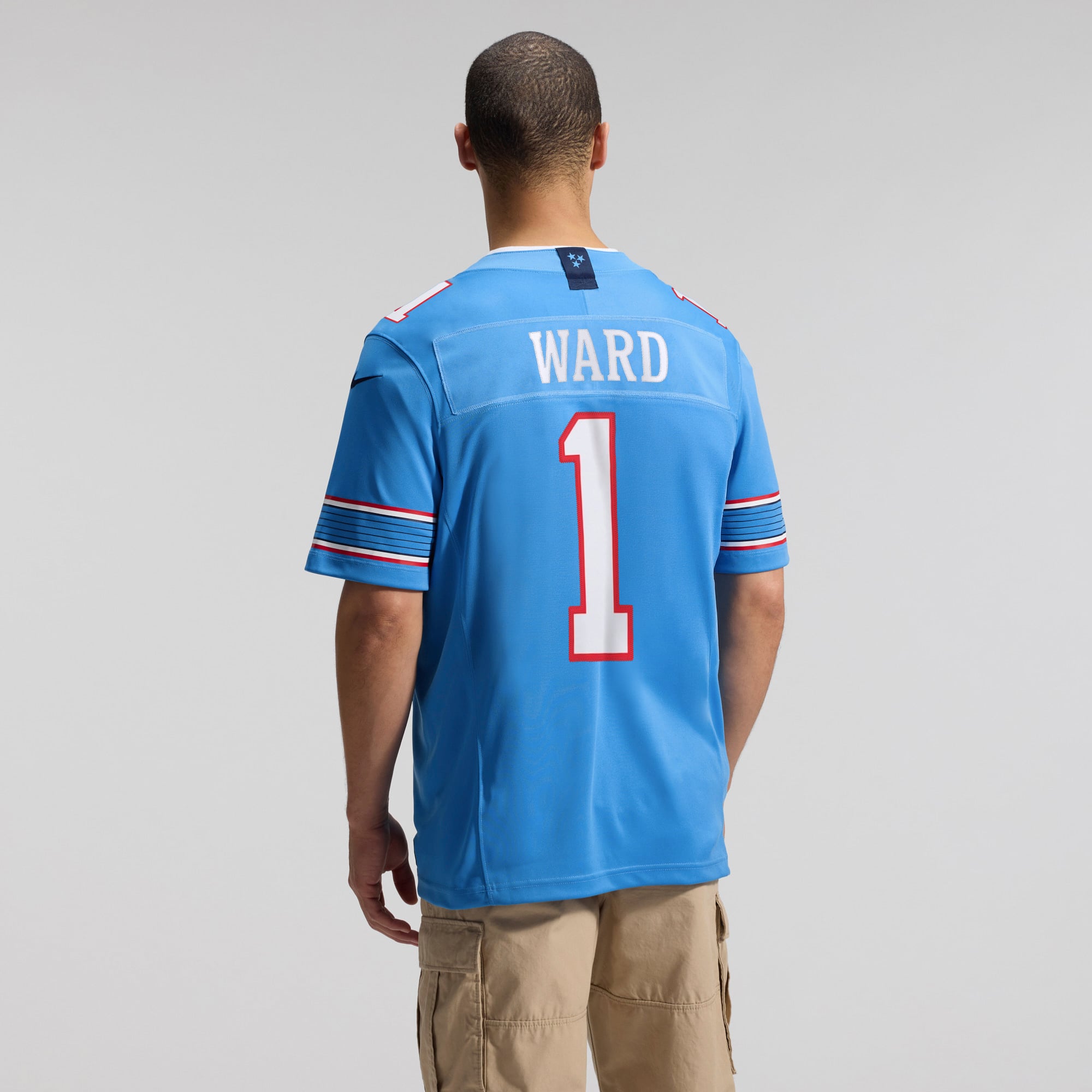 Maillot Nike Cameron Ward blanc Tennessee Titans Vapor F.U.S.E. édition limitée cousue