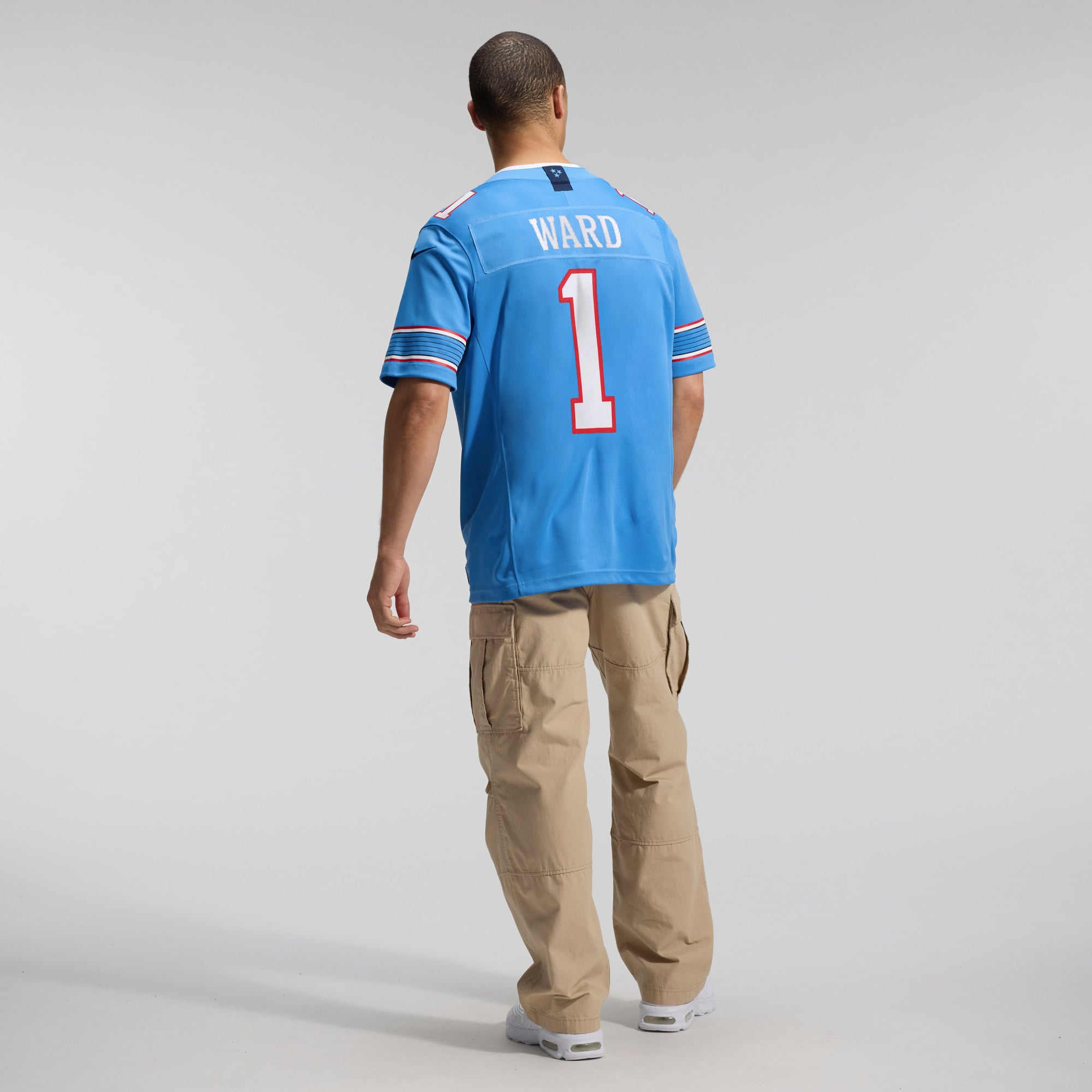 Maillot Nike Cameron Ward blanc Tennessee Titans Vapor F.U.S.E. édition limitée cousue