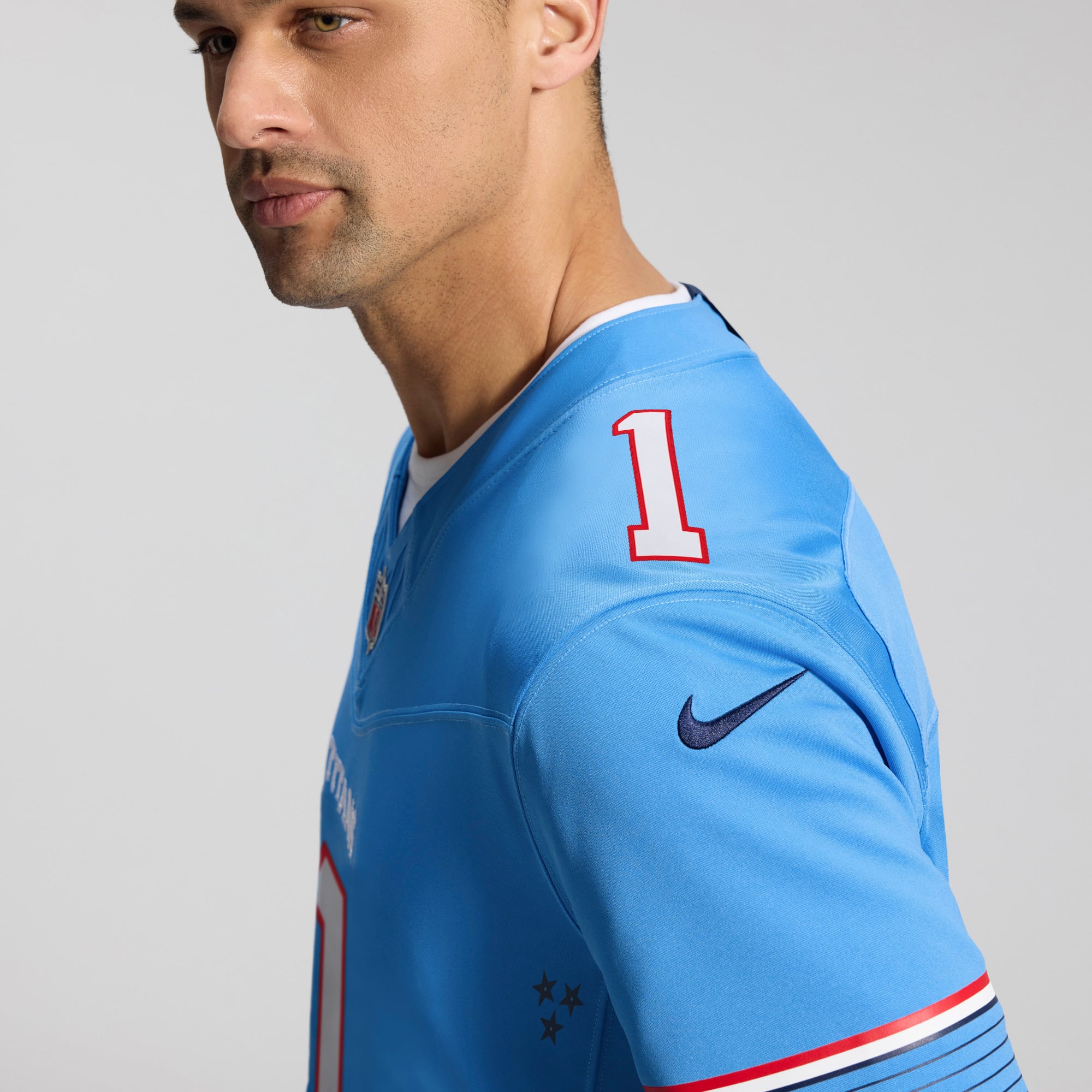 Maillot Nike Cameron Ward blanc Tennessee Titans Vapor F.U.S.E. édition limitée cousue