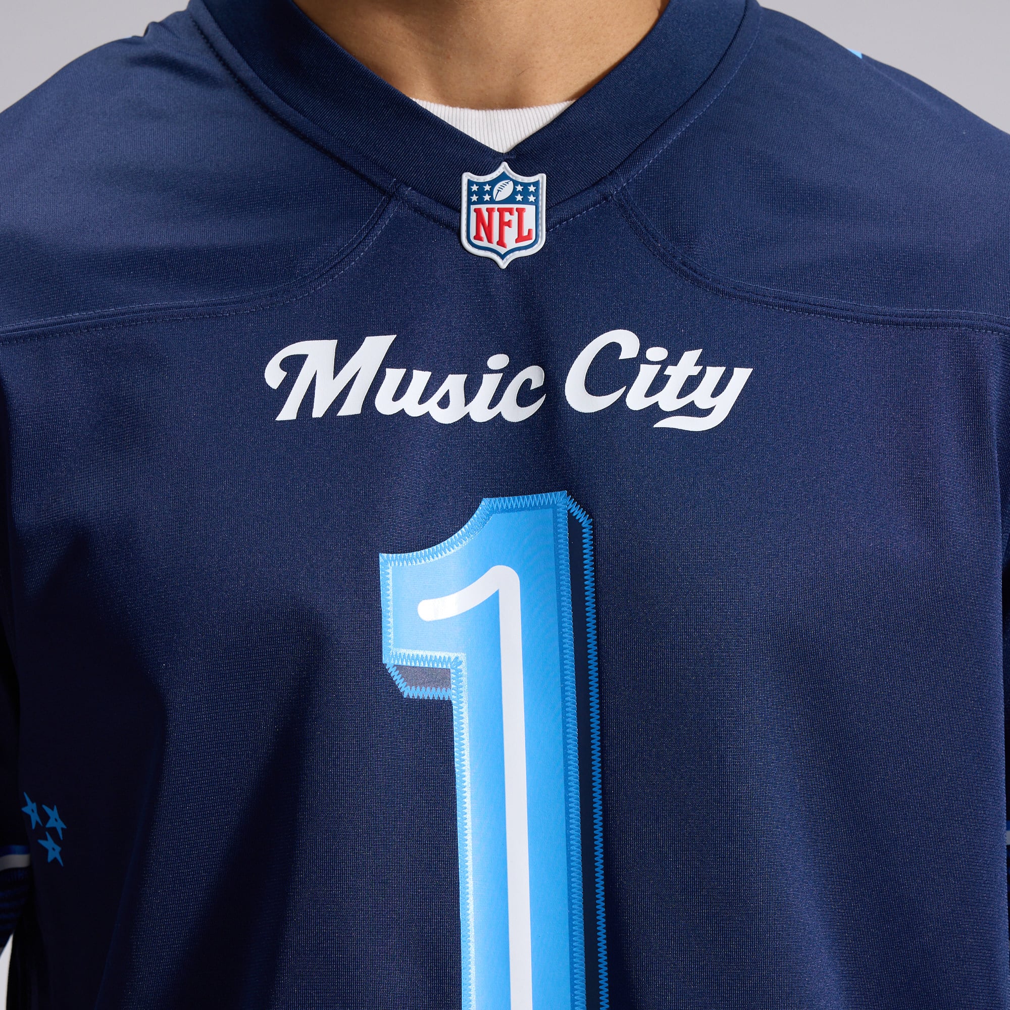 Men's Nike Cameron Ward Navy Tennessee Titans 2026 Rivalries Collection Game Jersey