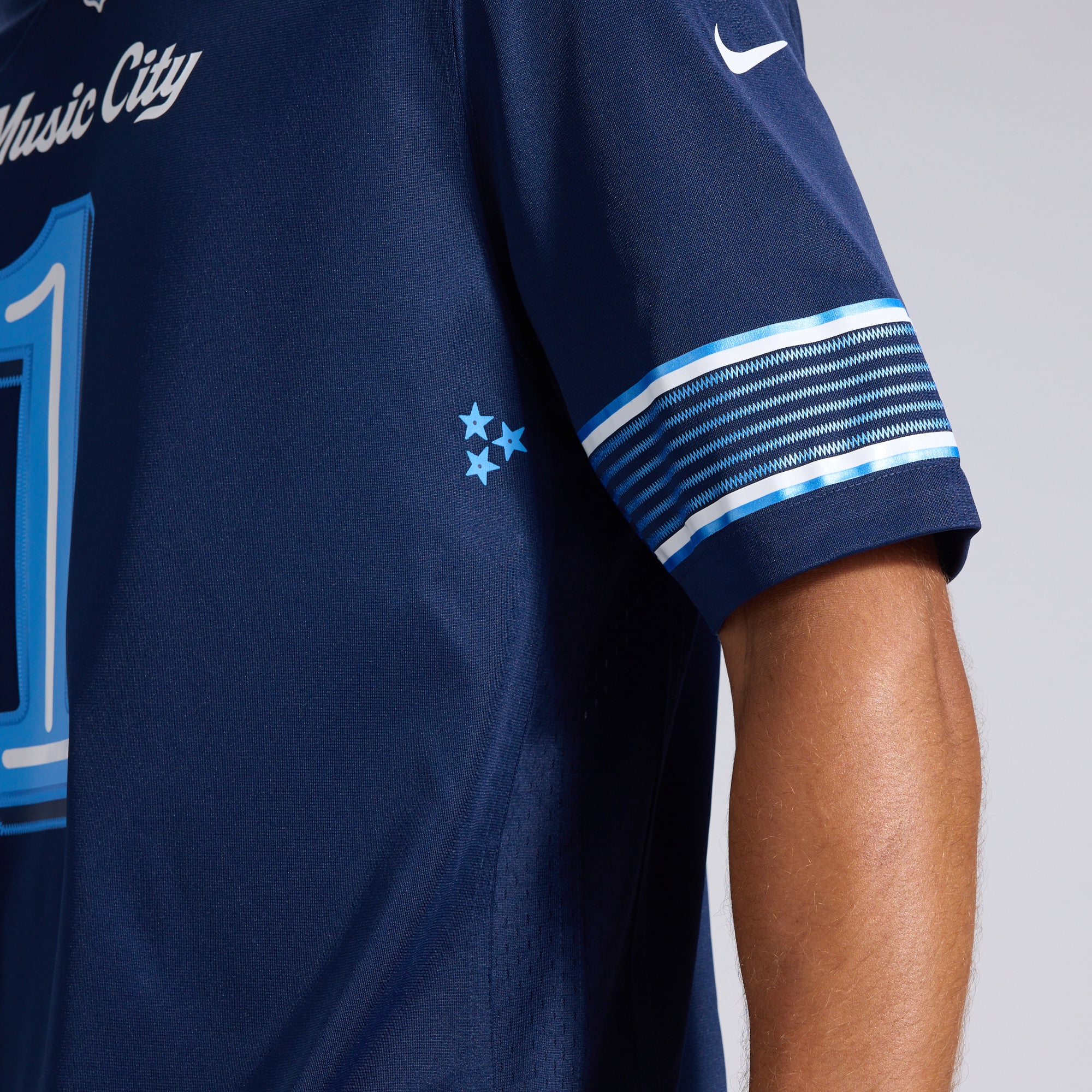 Men's Nike Cameron Ward Navy Tennessee Titans 2026 Rivalries Collection Game Jersey