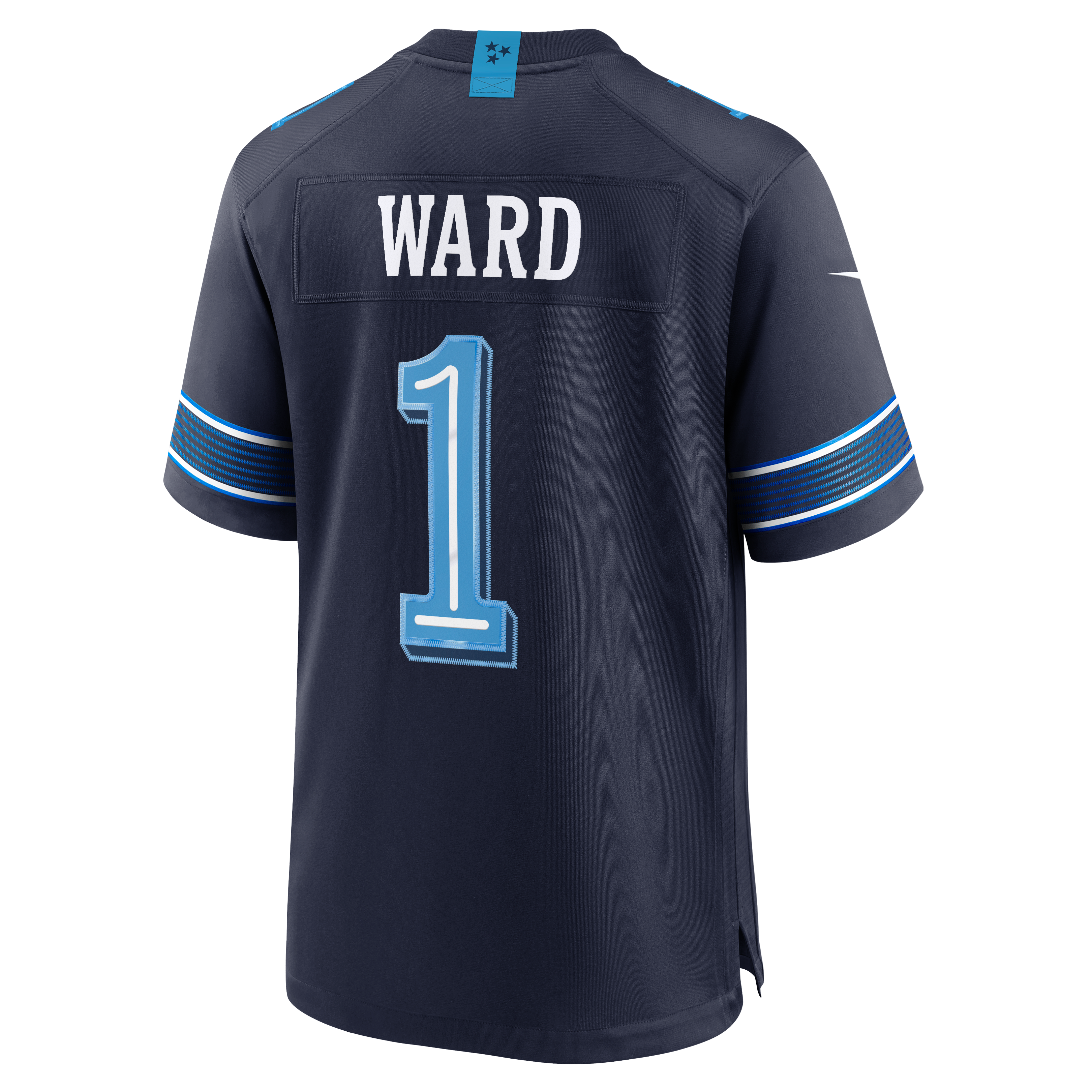 Men's Nike Cameron Ward Navy Tennessee Titans 2026 Rivalries Collection Game Jersey
