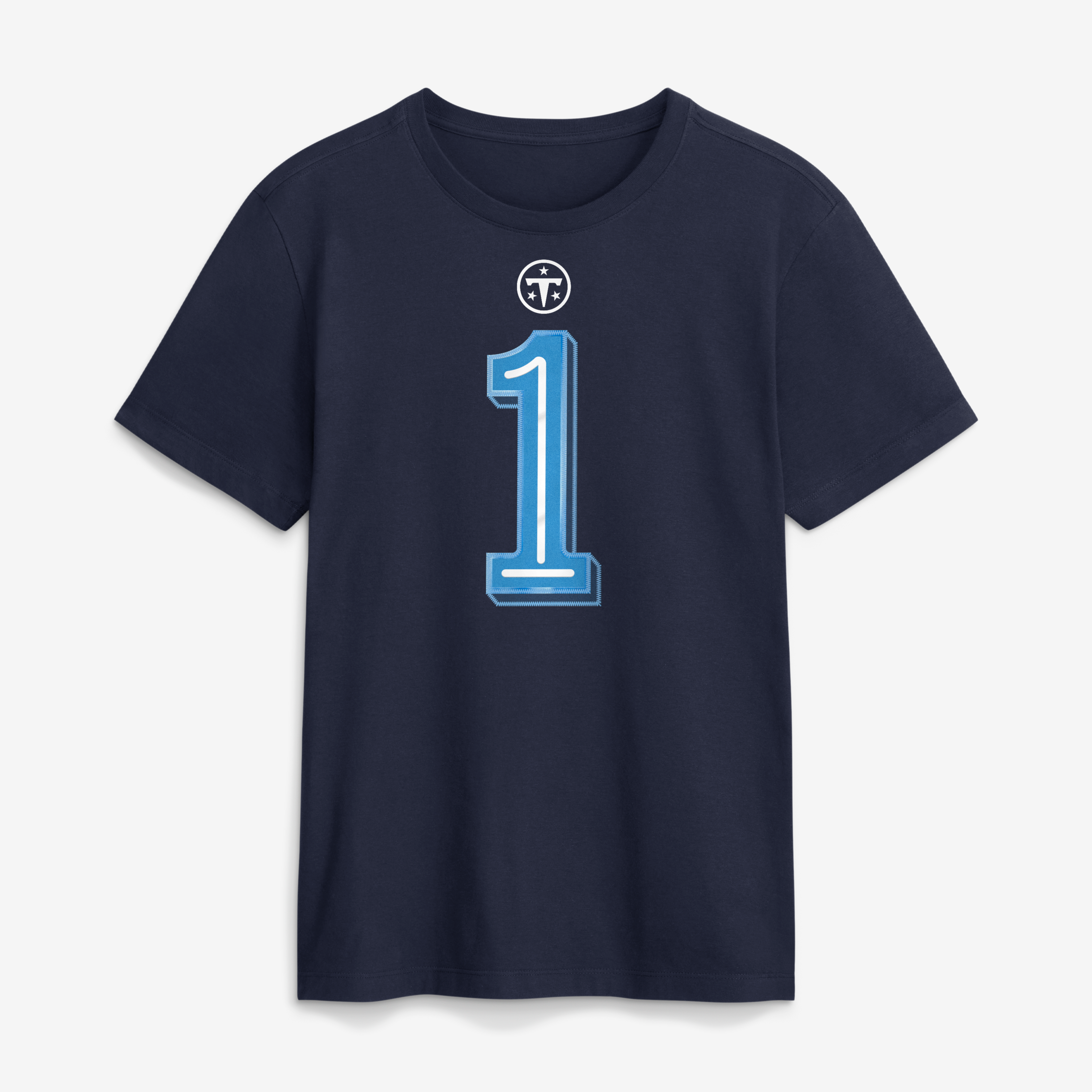 Men's Nike Cameron Ward Navy Tennessee Titans 2026 Rivalries Collection Player Name & Number T-Shirt