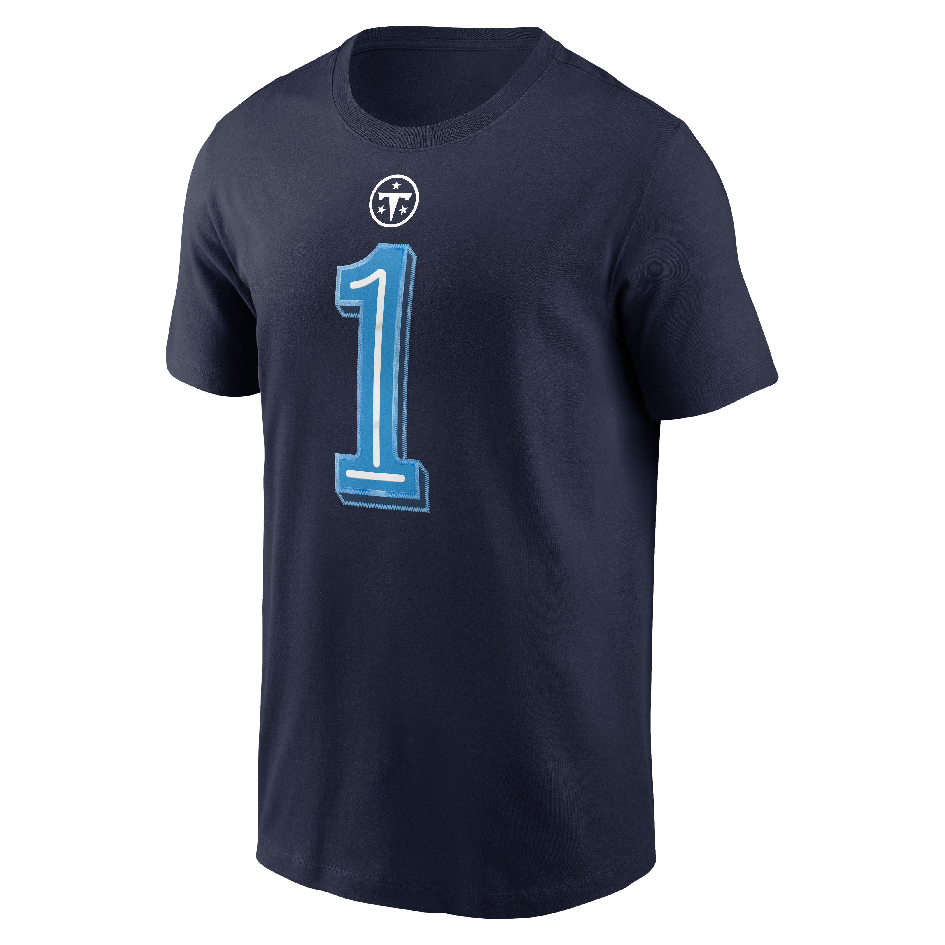 Men's Nike Cameron Ward Navy Tennessee Titans 2026 Rivalries Collection Player Name & Number T-Shirt