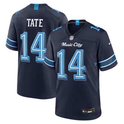 Carnell Tate Tennessee Titans Nike 2026 Rivalries Collection Game Jersey - Navy