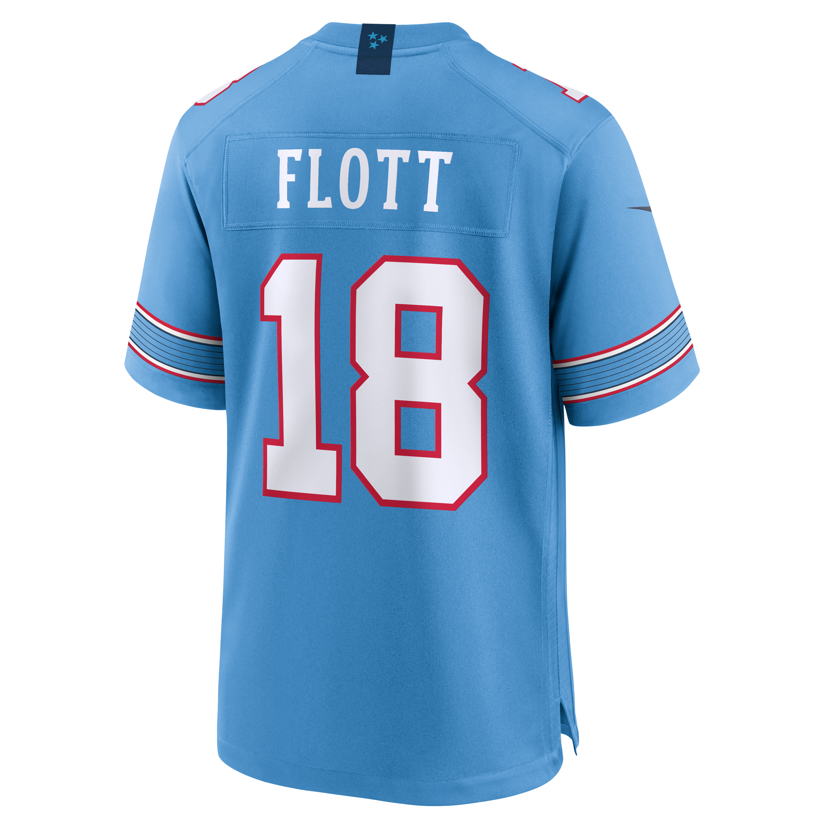Maillot de match Nike Cordale Flott bleu clair des Tennessee Titans pour homme