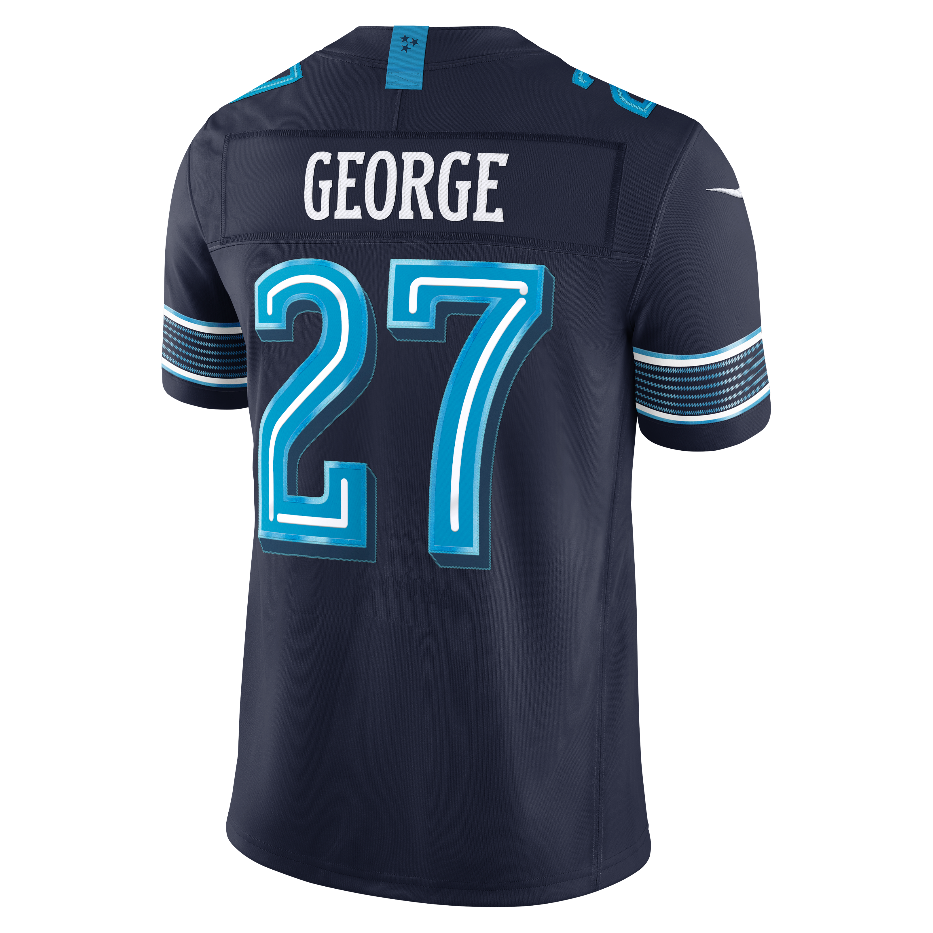 Men's Nike Eddie George Navy Tennessee Titans 2026 Rivalries Collection Stitched Limited Jersey