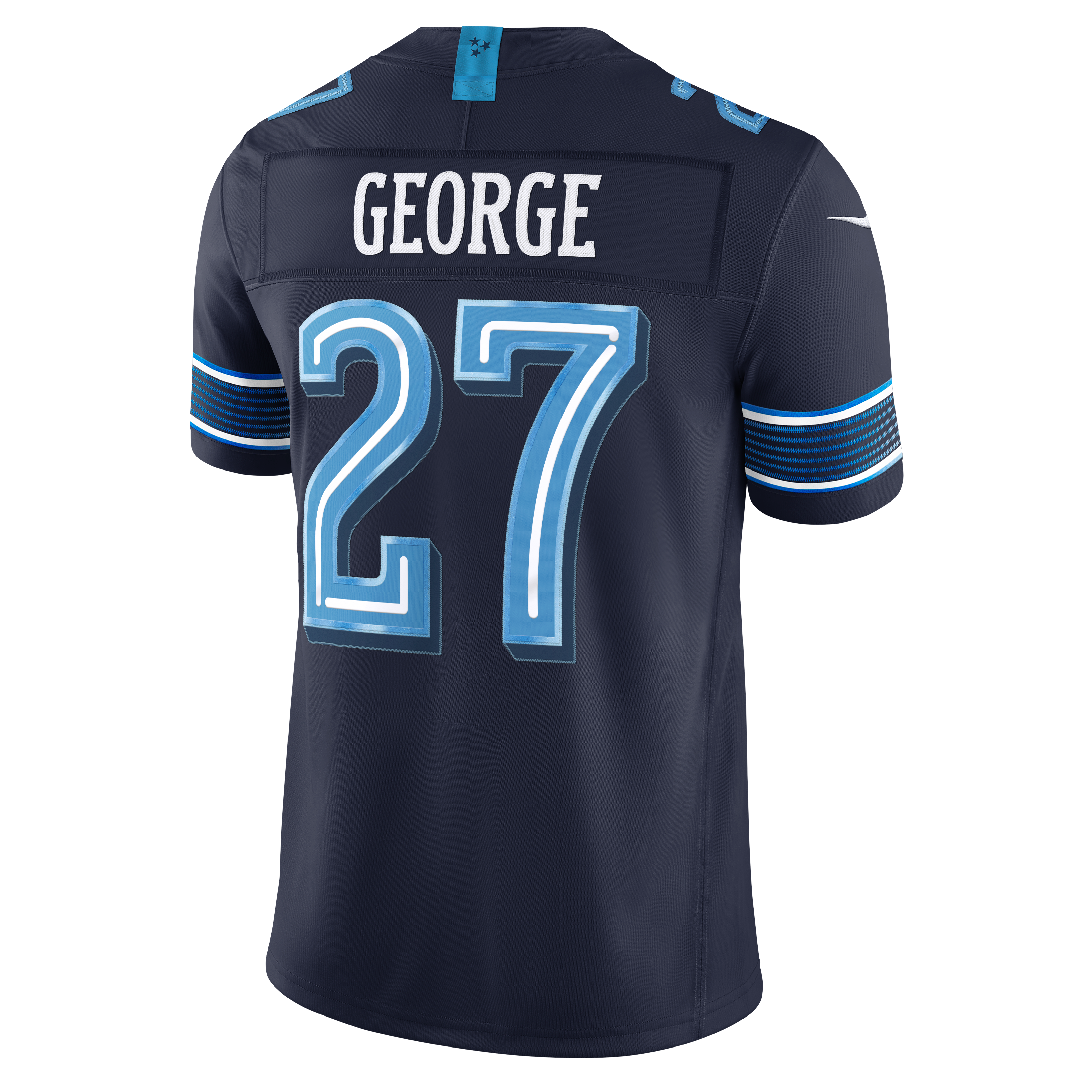 Men's Nike Eddie George Navy Tennessee Titans 2026 Rivalries Collection Stitched Limited Jersey