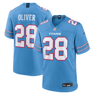 Isaiah Oliver Tennessee Titans Nike Team Game Jersey - Light Blue