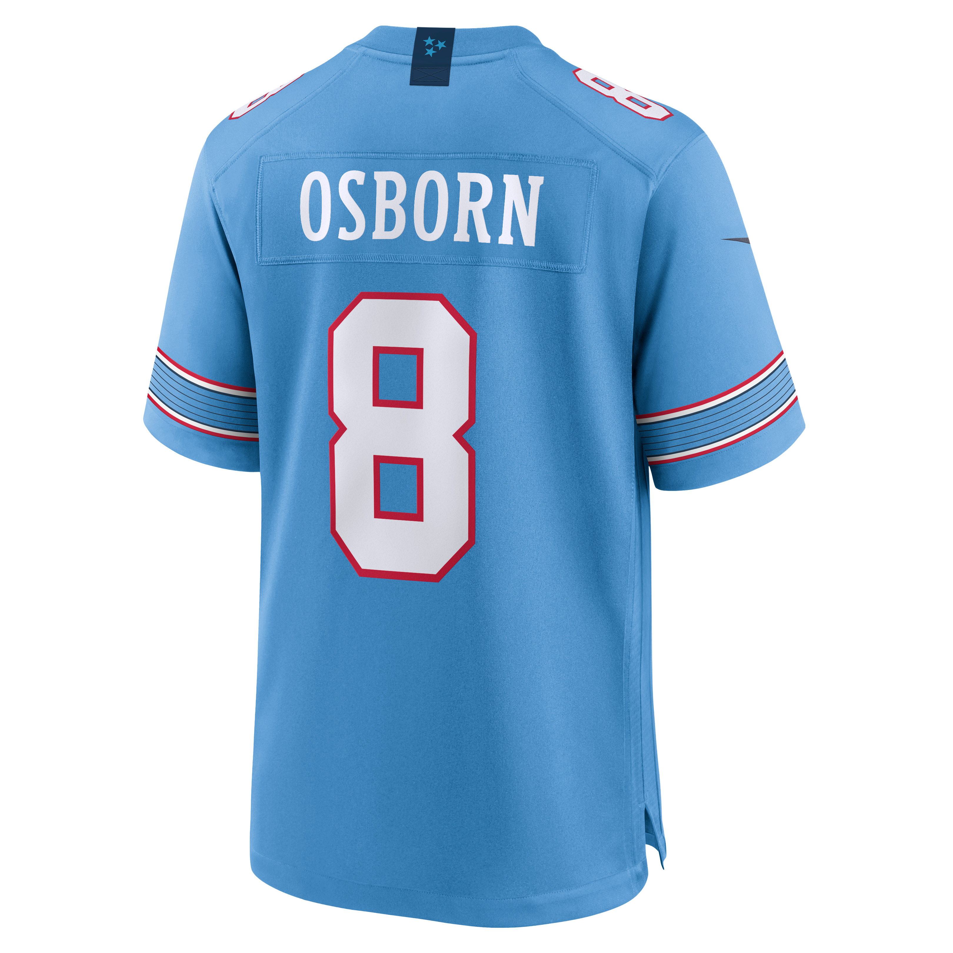 Maillot de match Nike K.J. Osborn bleu clair des Titans du Tennessee pour homme