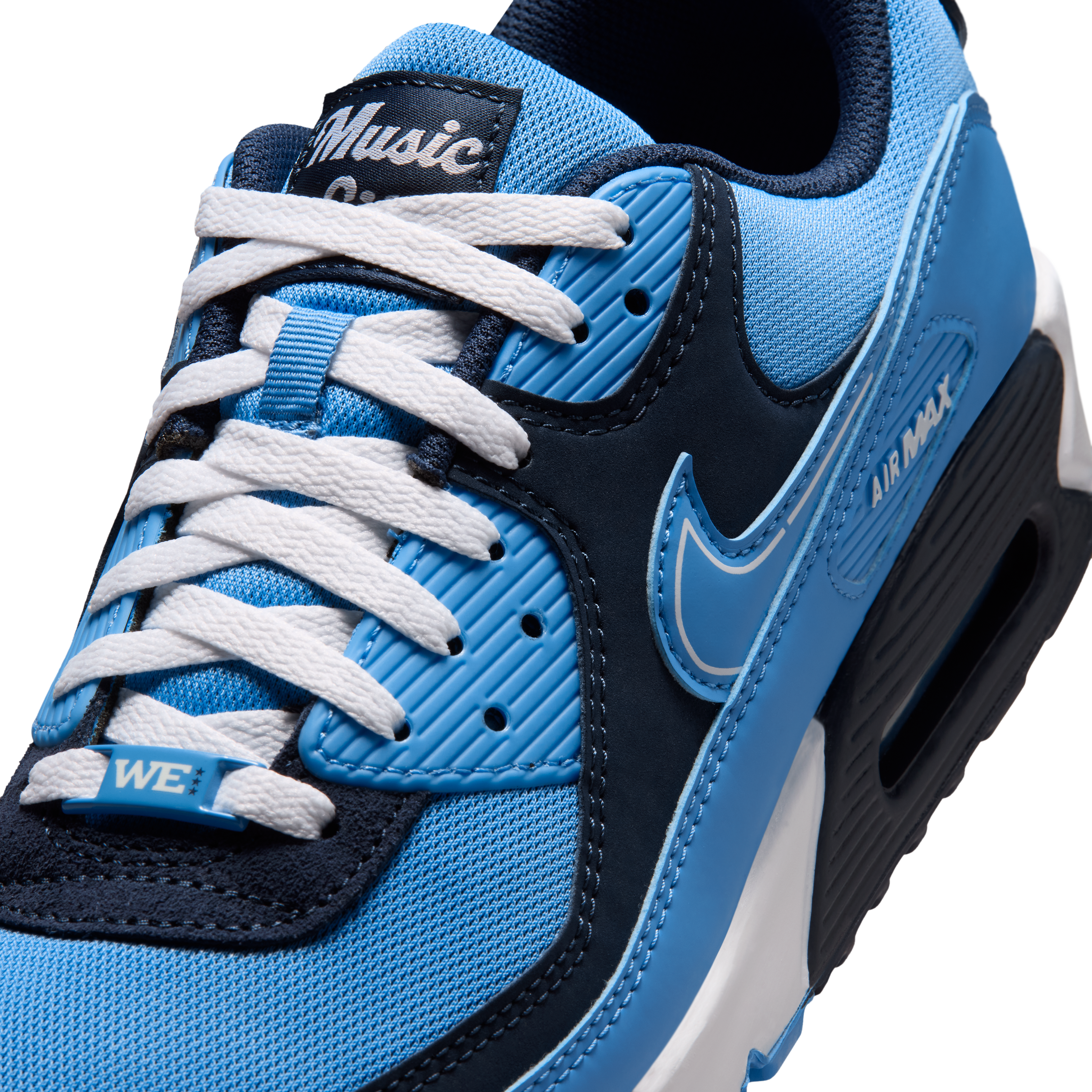 Men's Nike  Light Blue Tennessee Titans 2026 Rivalries Collection Air Max 90 Shoes