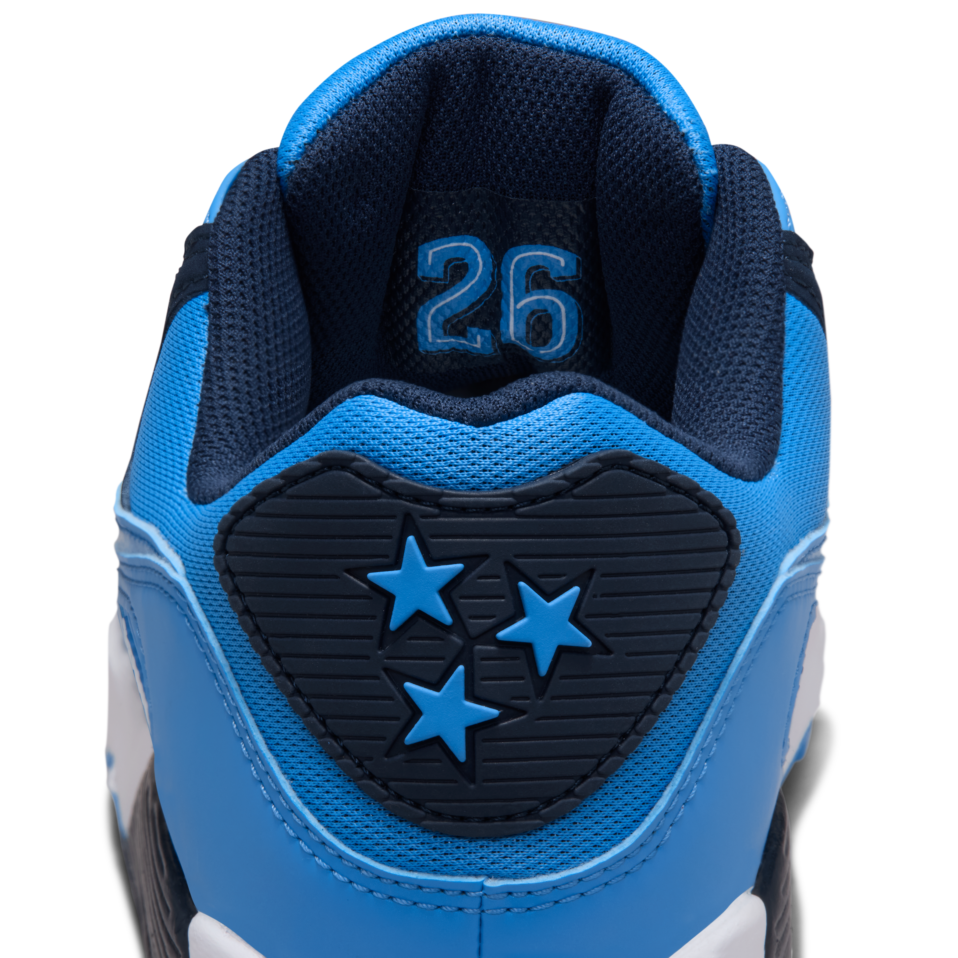 Men's Nike  Light Blue Tennessee Titans 2026 Rivalries Collection Air Max 90 Shoes
