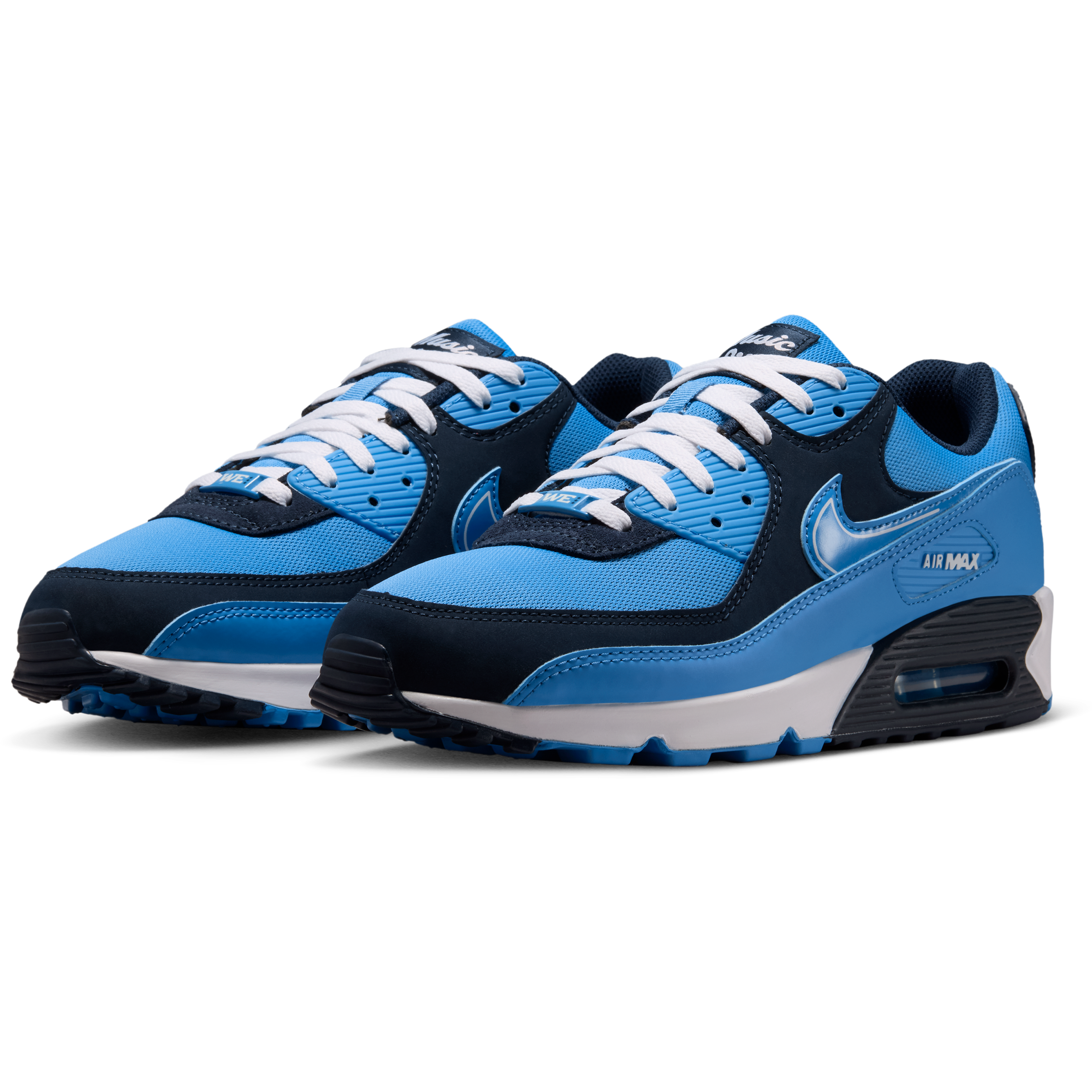 Men's Nike Light Blue Tennessee Titans 2026 Rivalries Collection Air Max 90 Shoes