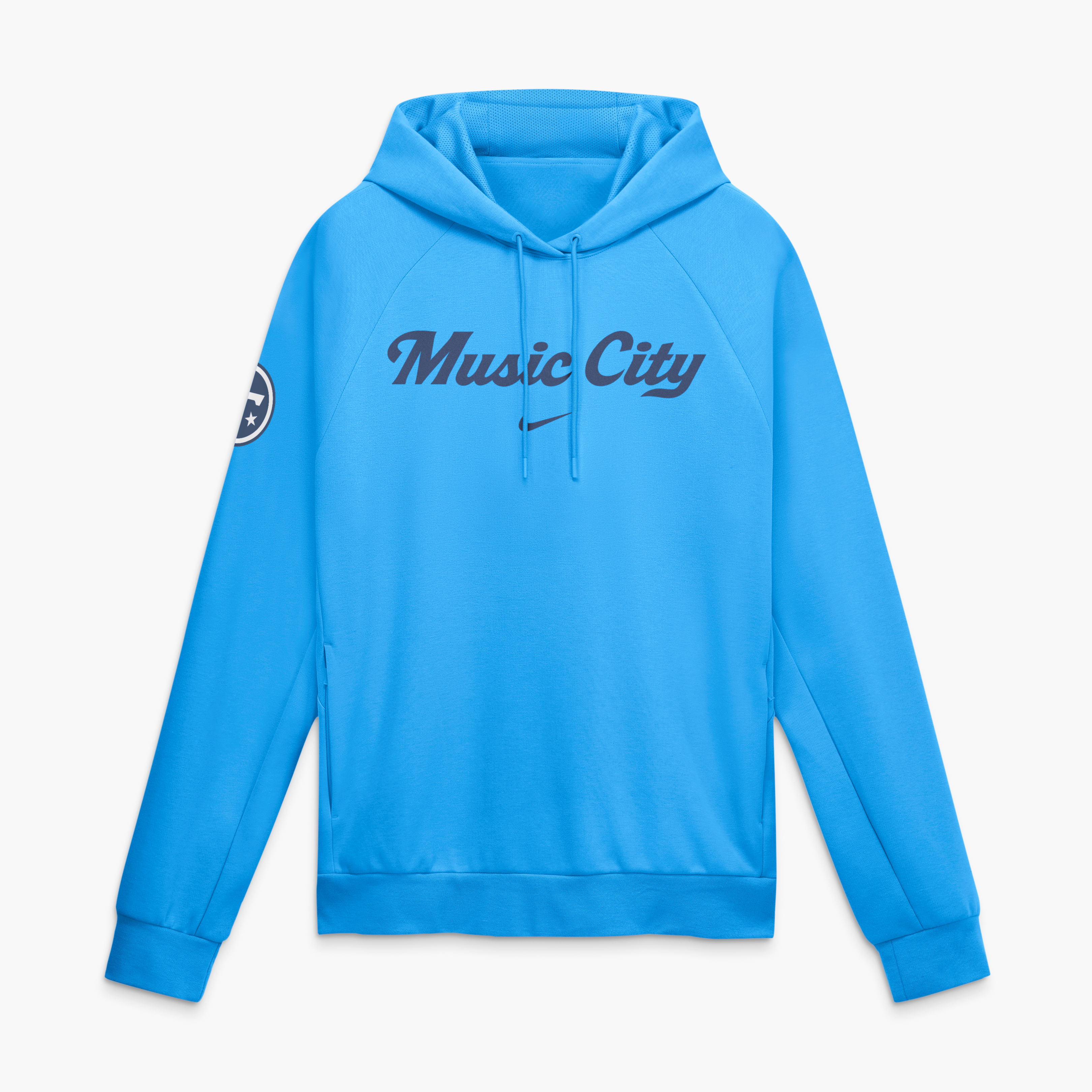 Men's Nike  Light Blue Tennessee Titans 2026 Rivalries Collection Dri-FIT Pullover Hoodie