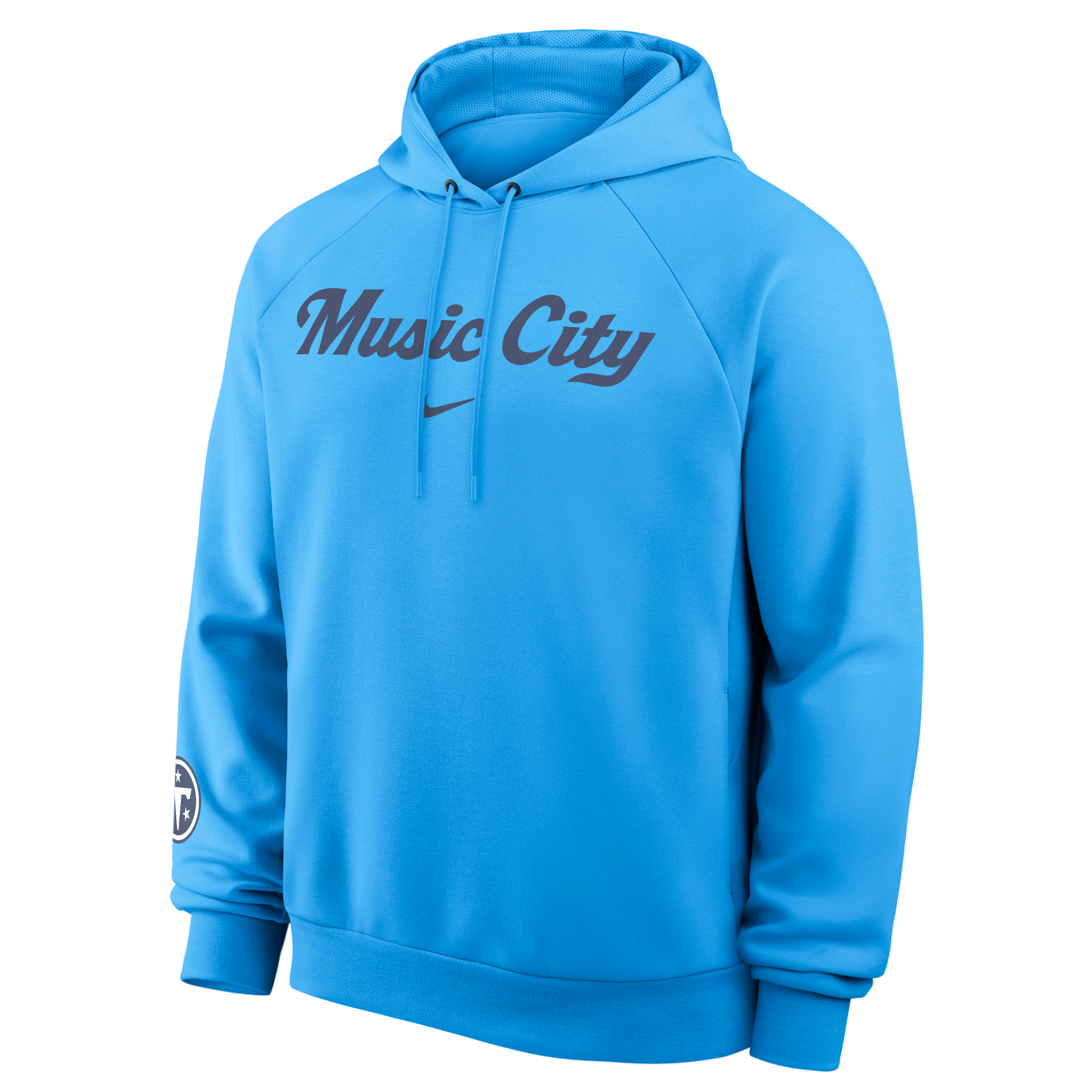 Men's Nike  Light Blue Tennessee Titans 2026 Rivalries Collection Dri-FIT Pullover Hoodie