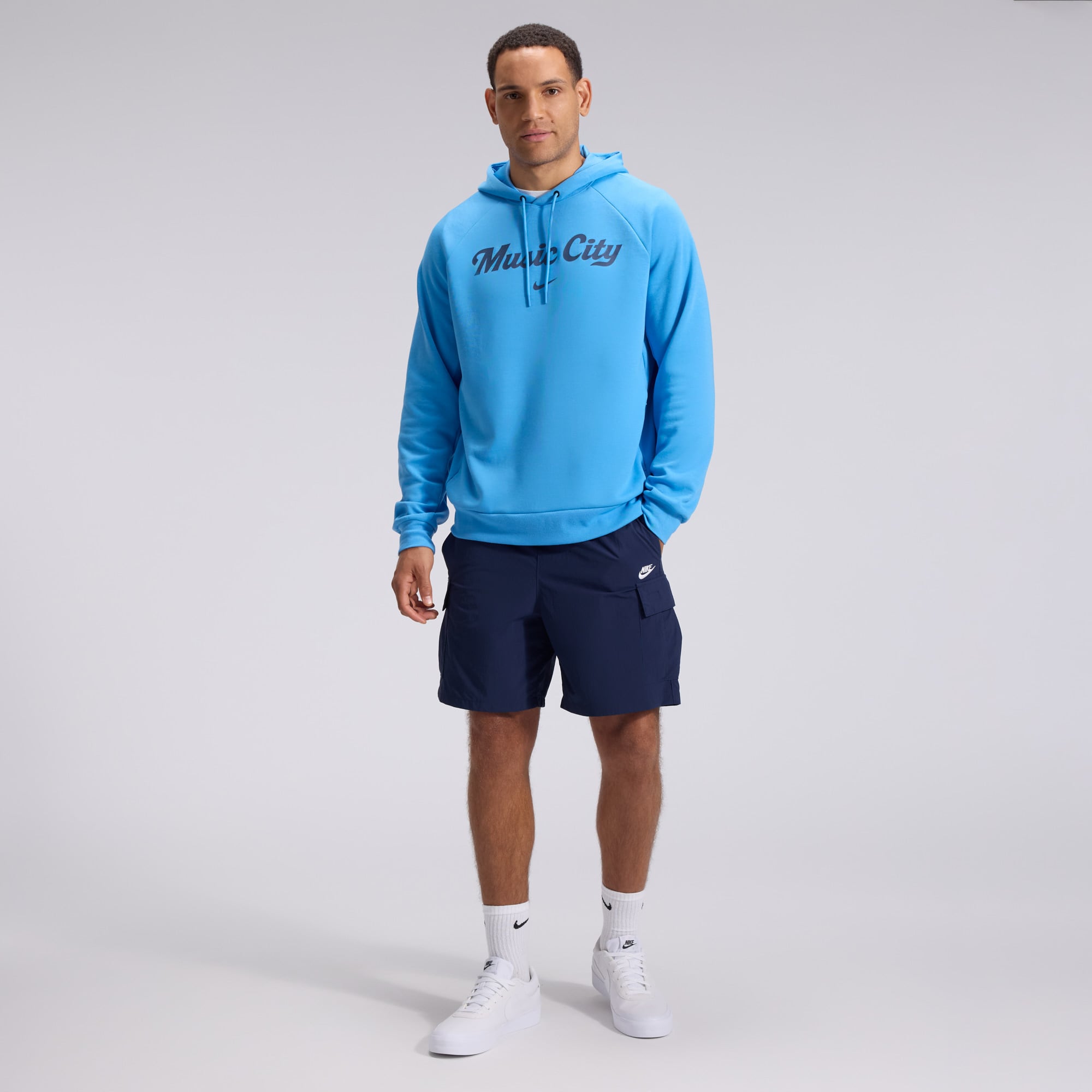 Men's Nike Light Blue Tennessee Titans 2026 Rivalries Collection Dri-FIT Pullover Hoodie