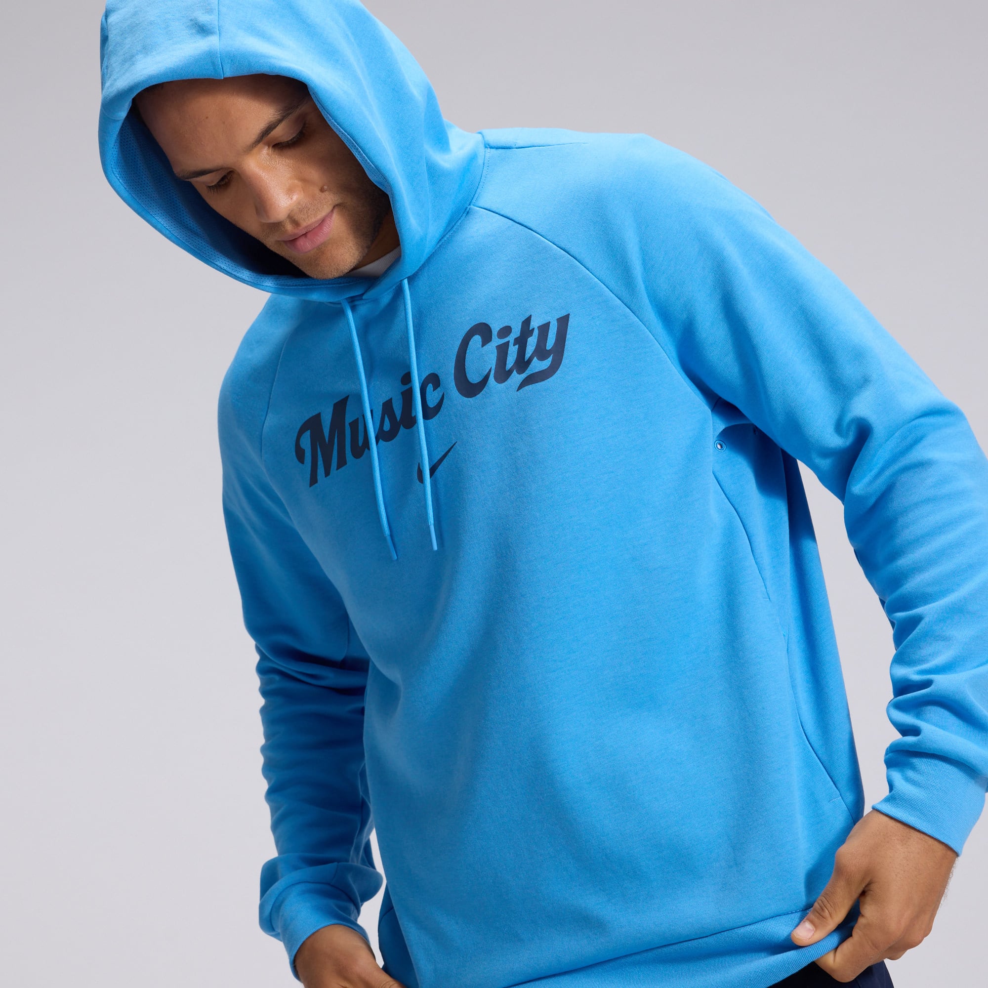Men's Nike Light Blue Tennessee Titans 2026 Rivalries Collection Dri-FIT Pullover Hoodie