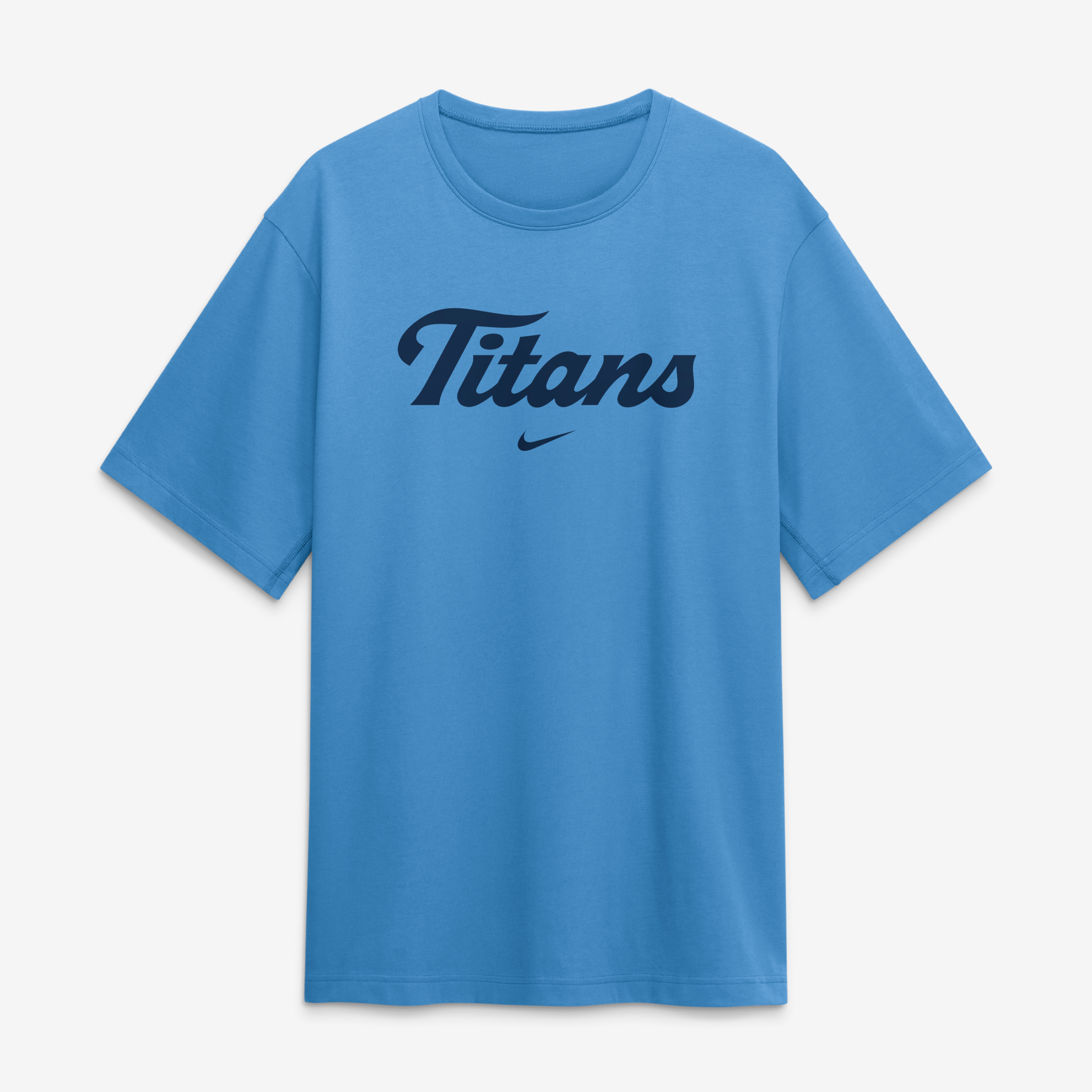 T-shirt Nike Dri-FIT bleu clair pour homme, collection Tennessee Titans 2026 Rivalries