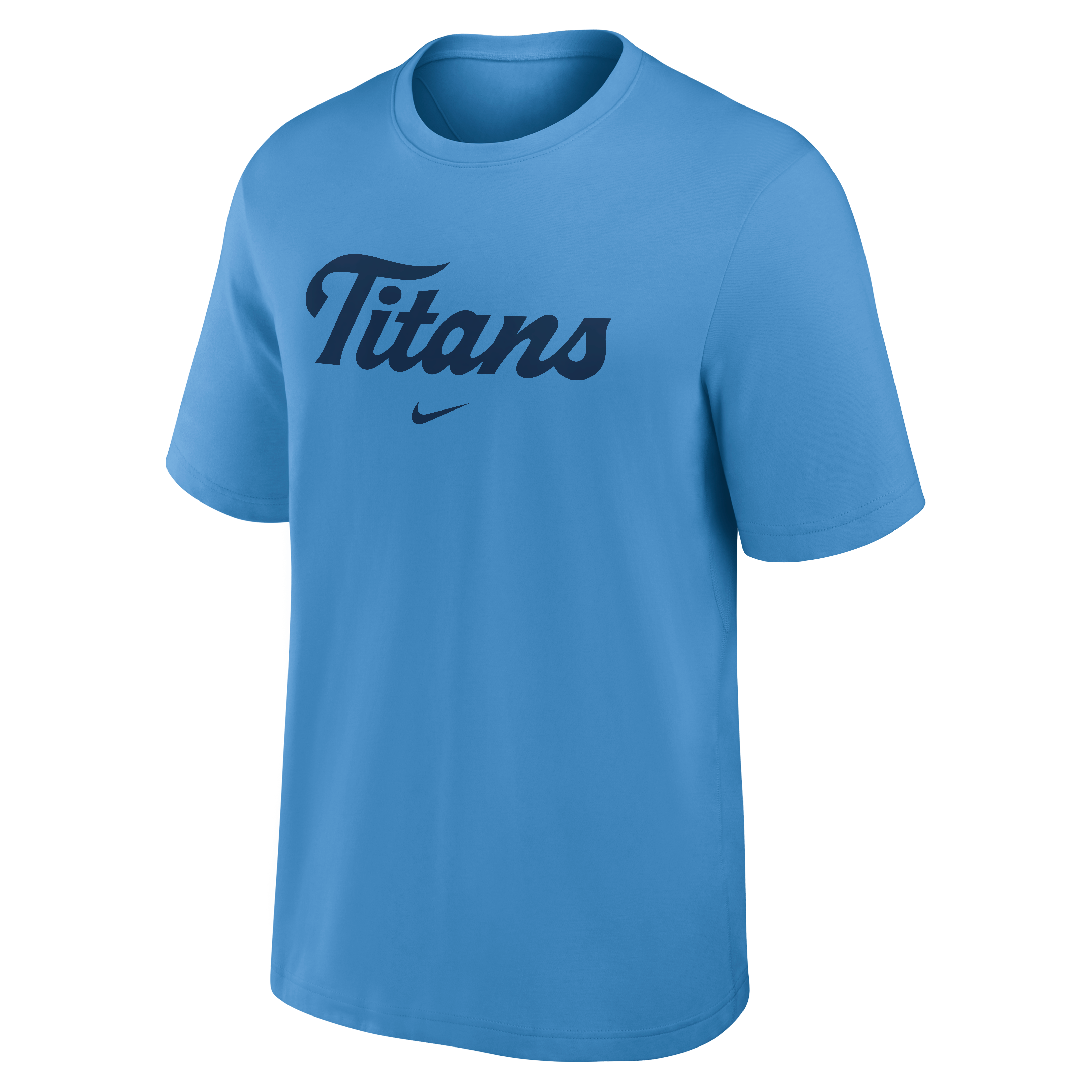 T-shirt Nike Dri-FIT bleu clair pour homme, collection Tennessee Titans 2026 Rivalries