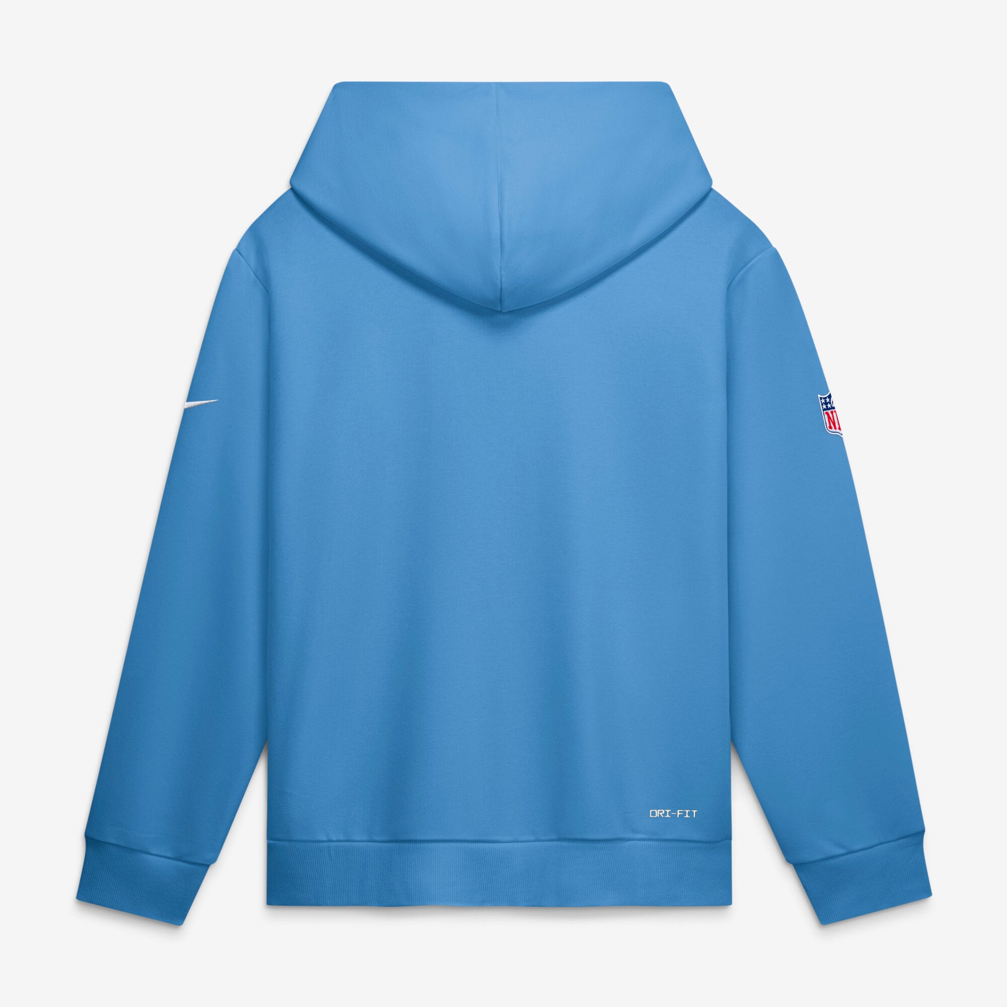 Sweat à capuche zippé Nike bleu clair Tennessee Titans Sideline Standard Issue Quarterback Scramble Dri-FIT pour homme