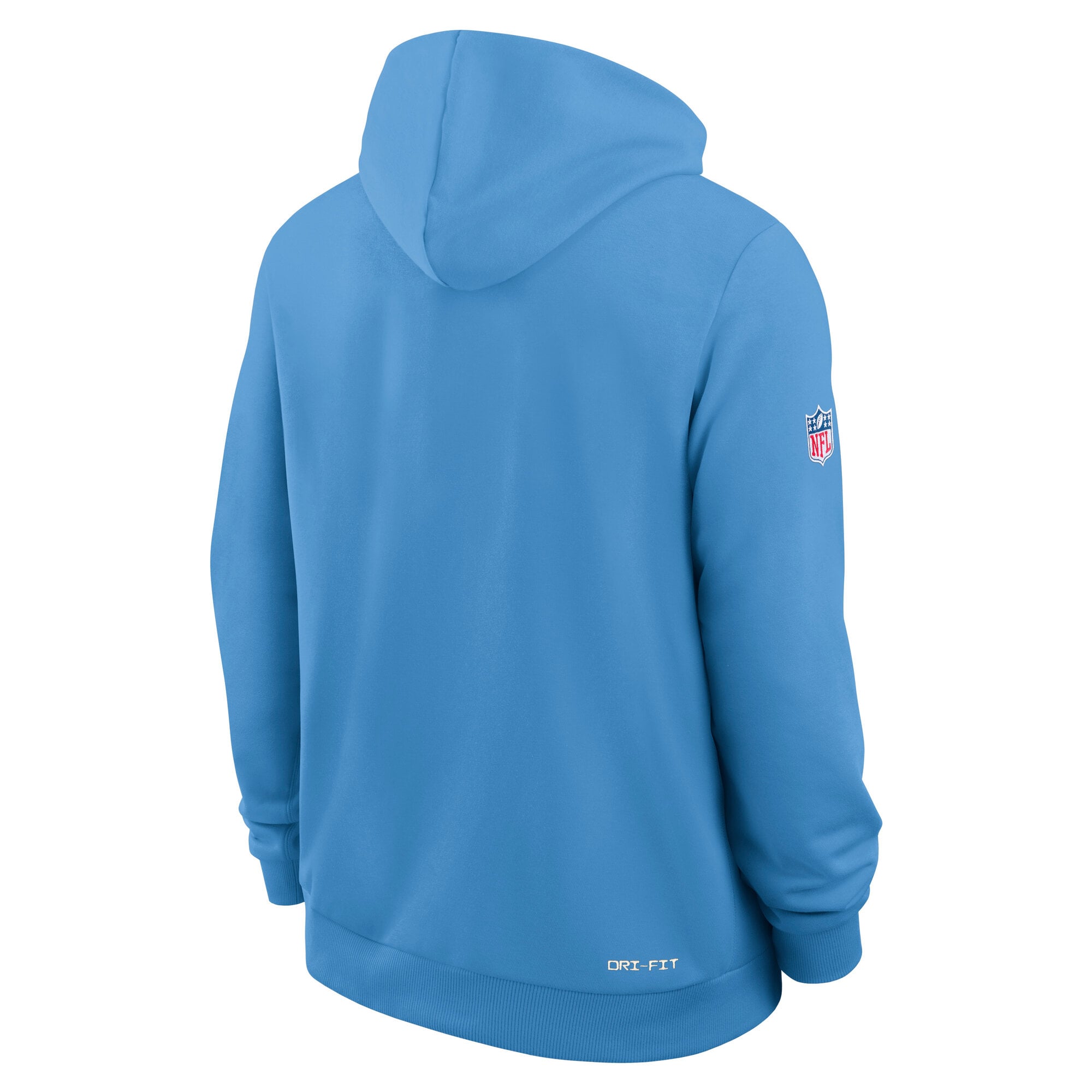 Sweat à capuche zippé Nike bleu clair Tennessee Titans Sideline Standard Issue Quarterback Scramble Dri-FIT pour homme
