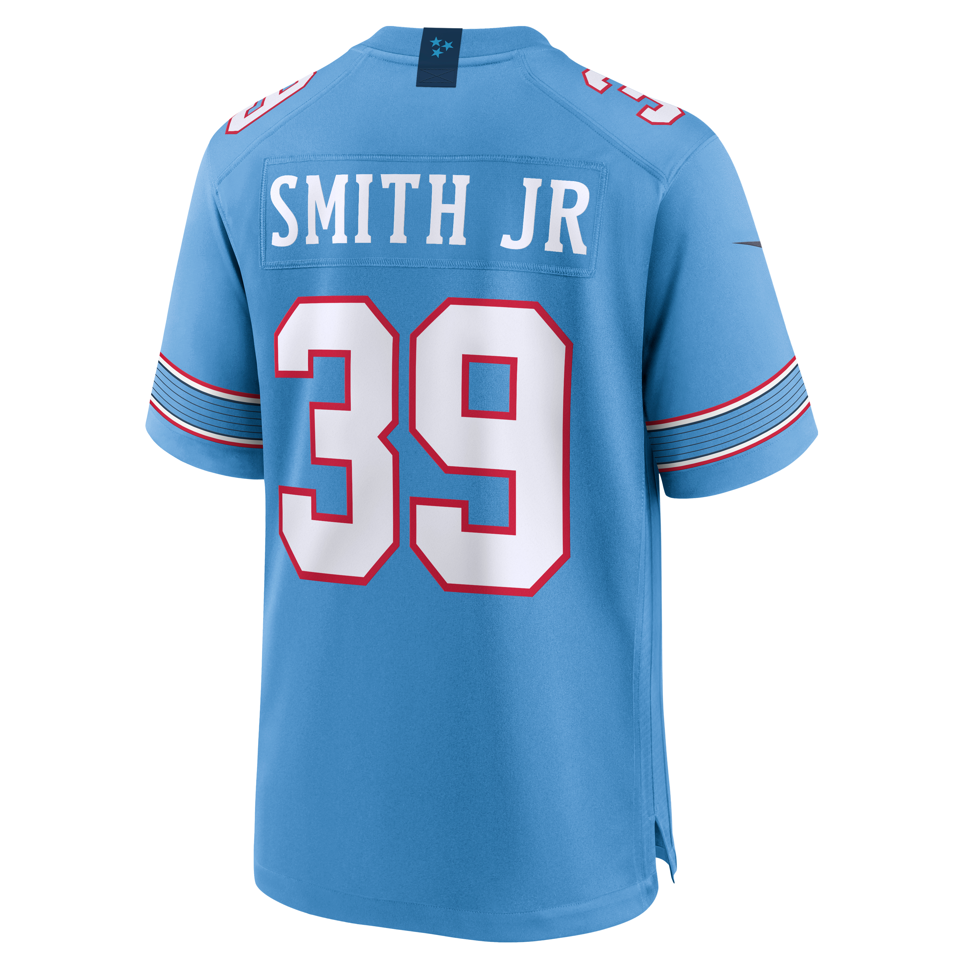 Men's Nike Melvin Smith Jr Light Blue Tennessee Titans Team Game Jersey