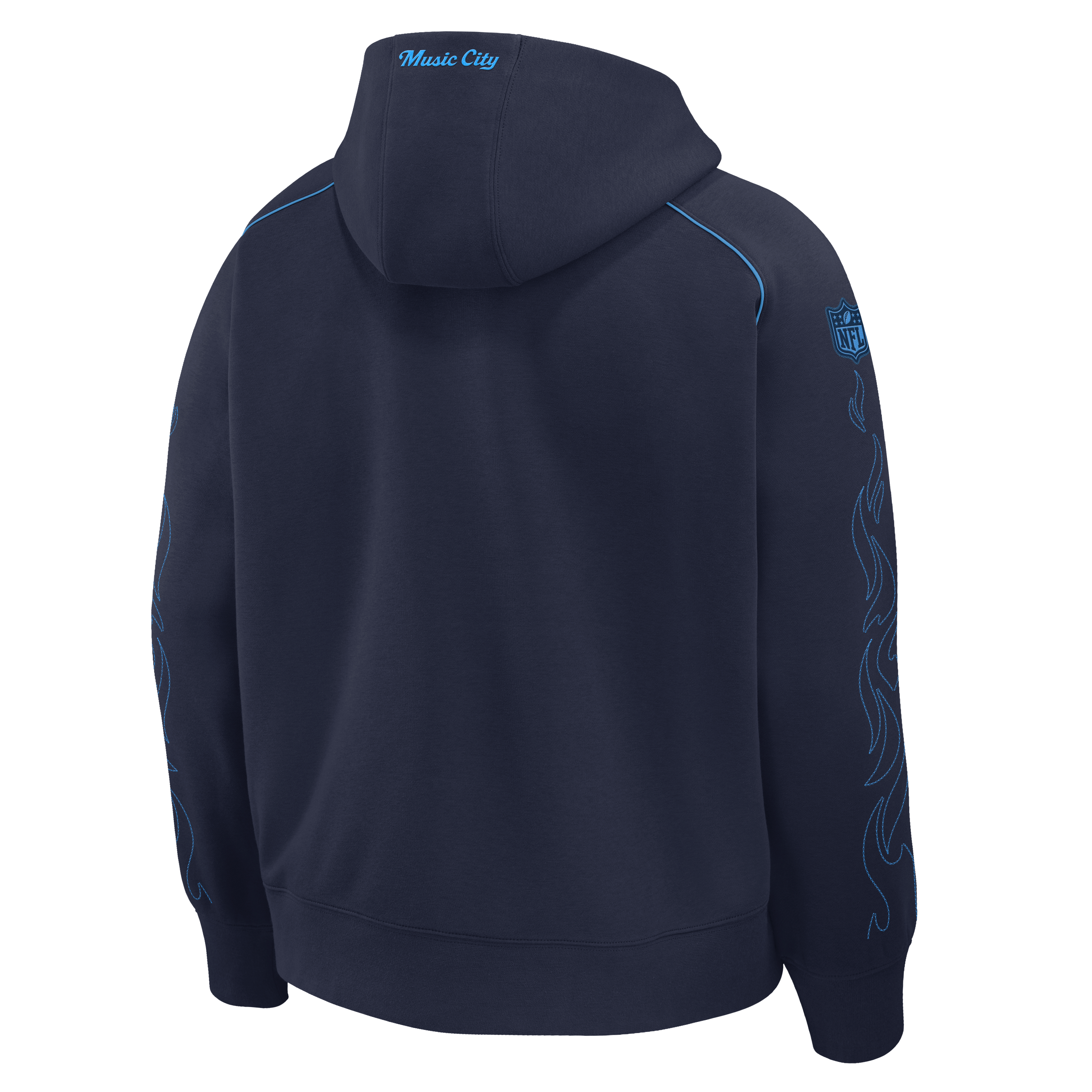 Sweat à capuche Nike Air bleu marine Tennessee Titans Collection 2026 Rivalries pour homme