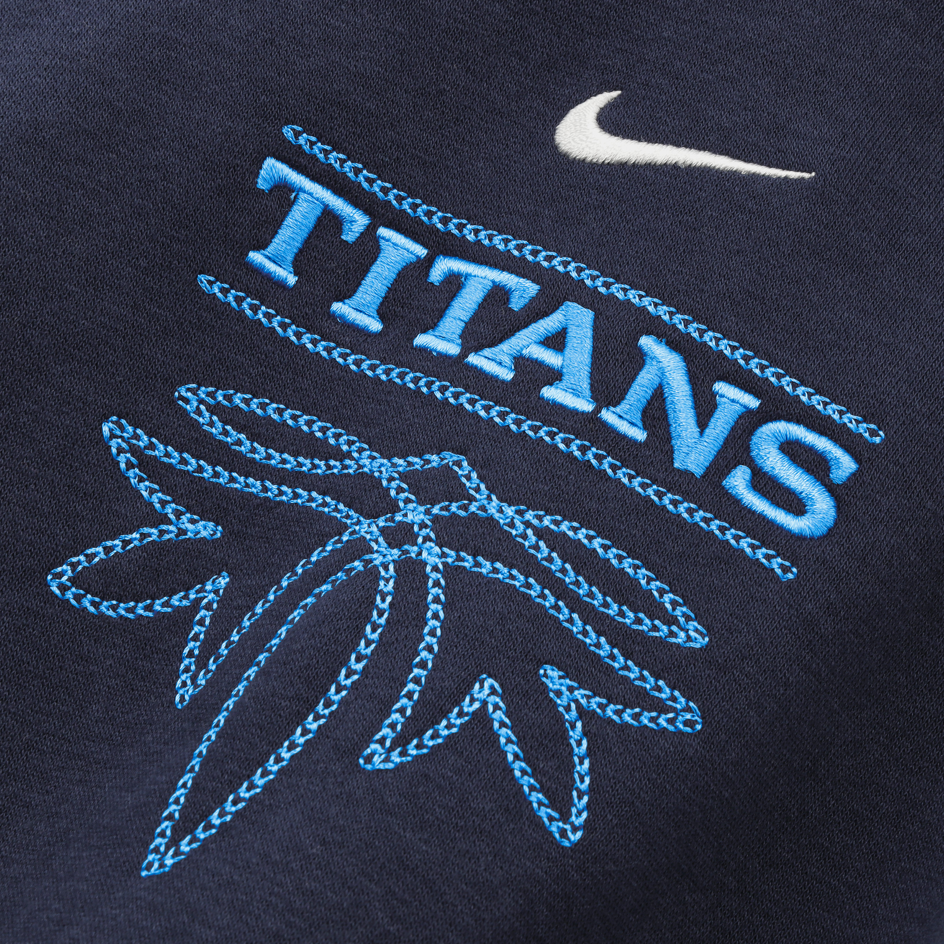 Sweat à capuche Nike Air bleu marine Tennessee Titans Collection 2026 Rivalries pour homme