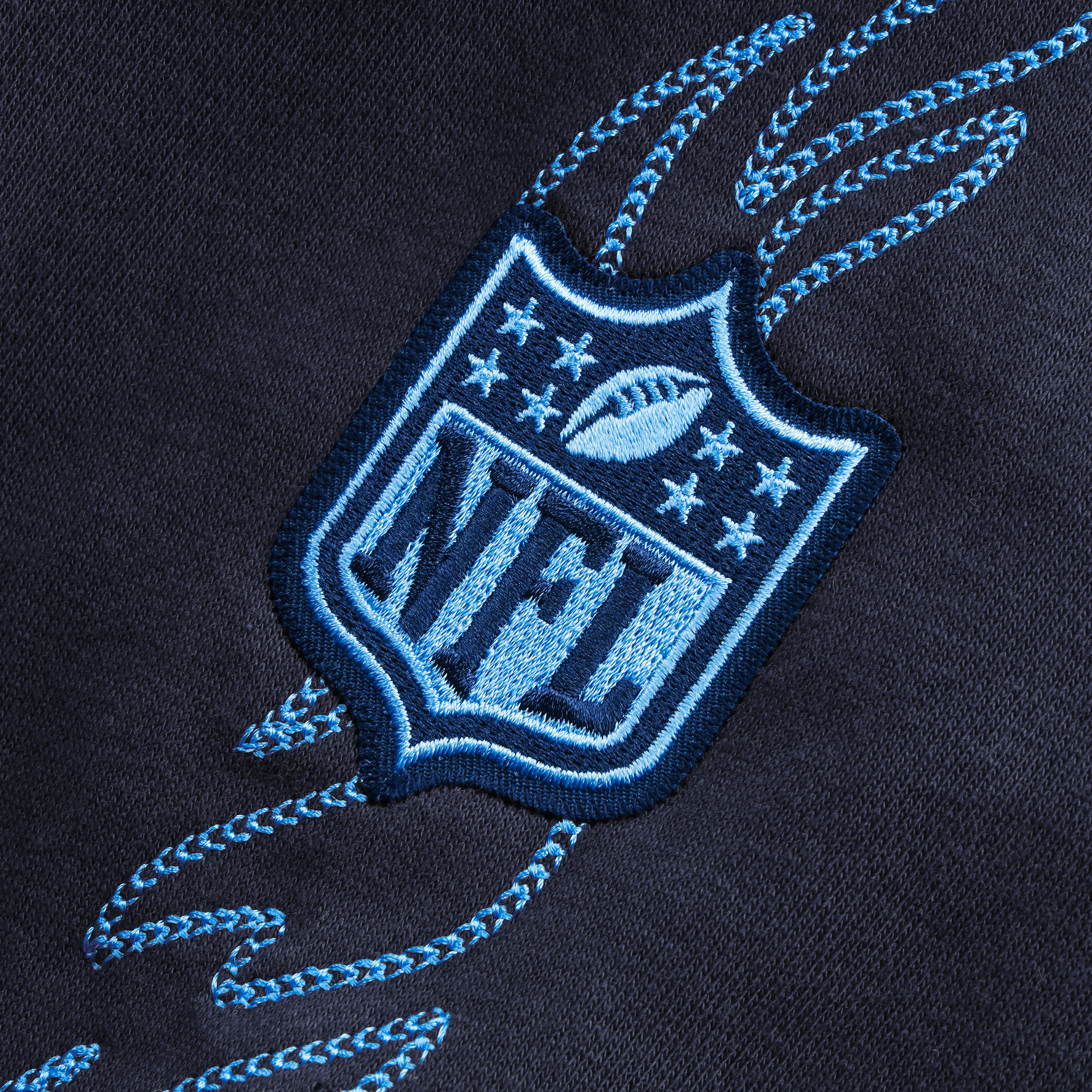 Sweat à capuche Nike Air bleu marine Tennessee Titans Collection 2026 Rivalries pour homme